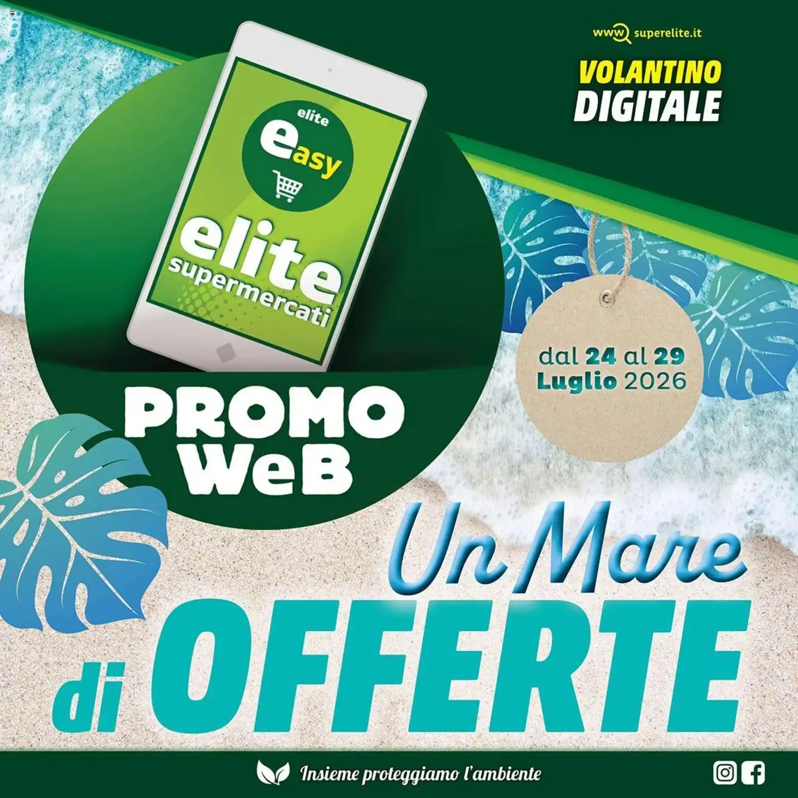 Nuovo Elite Supermercati volantino Promo Web dal 24/07/2026 > offerte anteprima 🛍️ da 24 luglio a 29 luglio di 2026 - Pagina del volantino 1