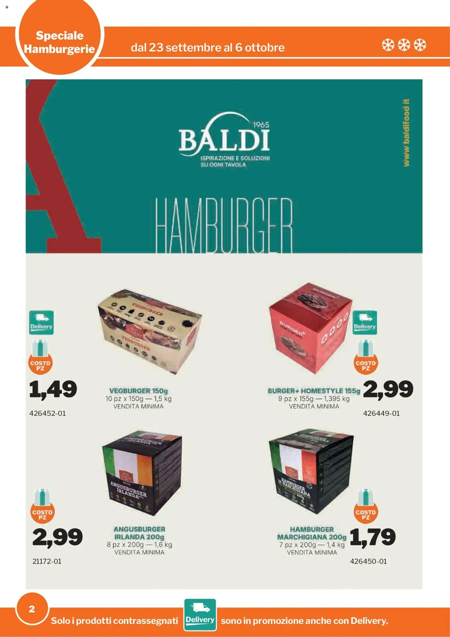 Nuovo Sogegross volantino Hamburgerie dal 23/09/2026 > offerte anteprima 🛍️ da 23 settembre a 6 ottobre di 2026 - Pagina del volantino 2