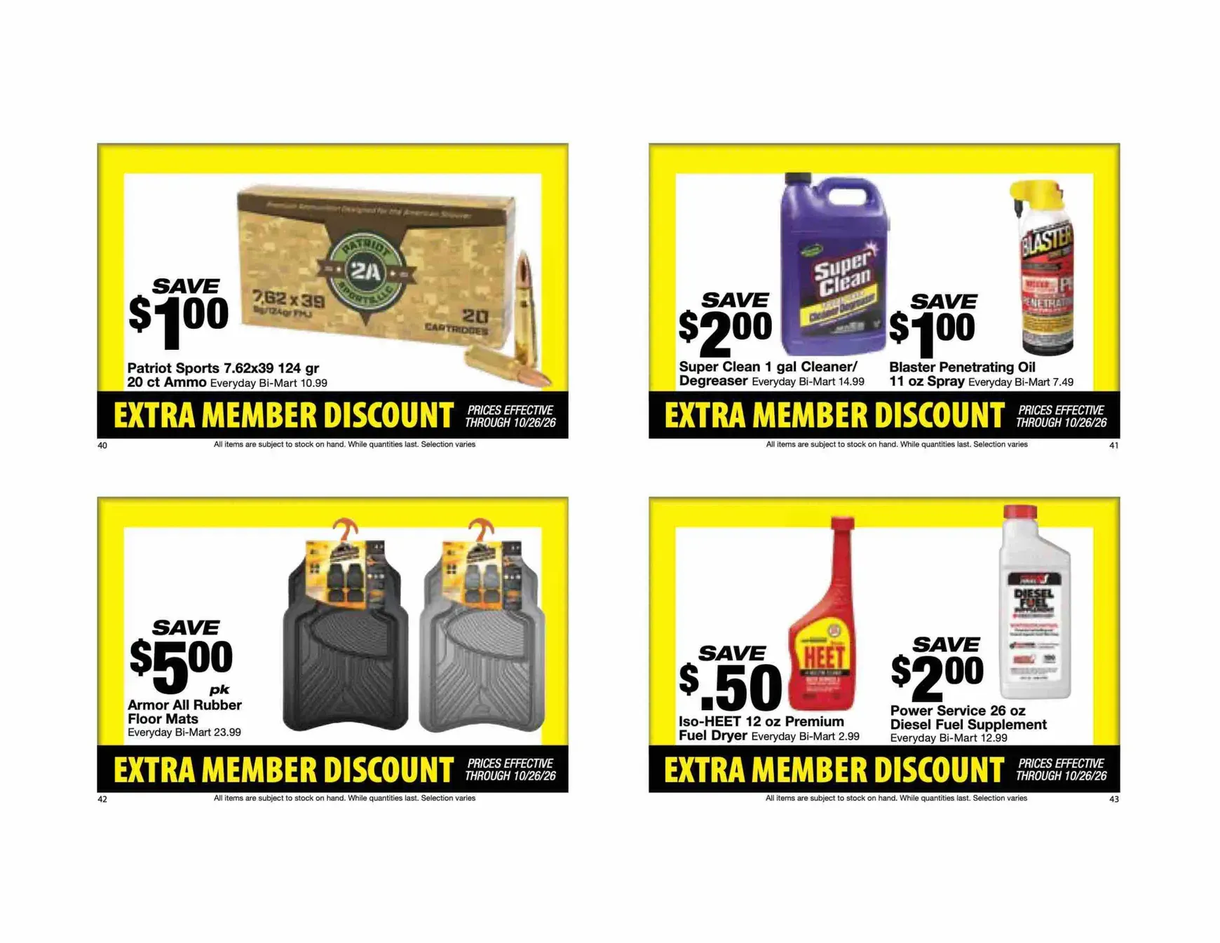 Weekly ad Current Bi-Mart - Extra member discount leaflet valid from Tuesday 10/13/2026 to Monday 10/26/2026 from October 13 to October 26 2026 - Page 12