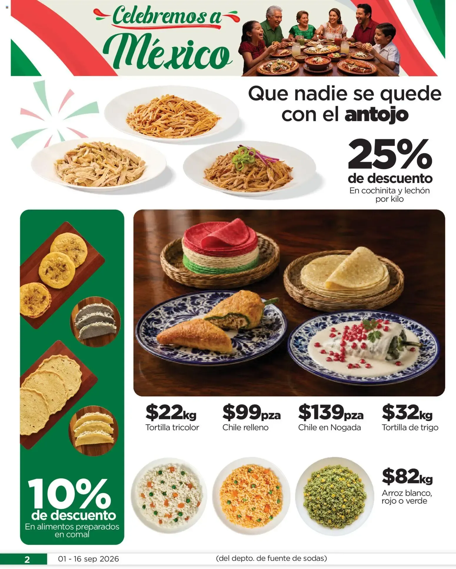 Catálogo de Chedraui folleto Llevarte más cuesta menos (01/09/2026 - 16/09/2026) - catálogo en línea 1 de septiembre al 16 de septiembre 2026 - Pagina 2