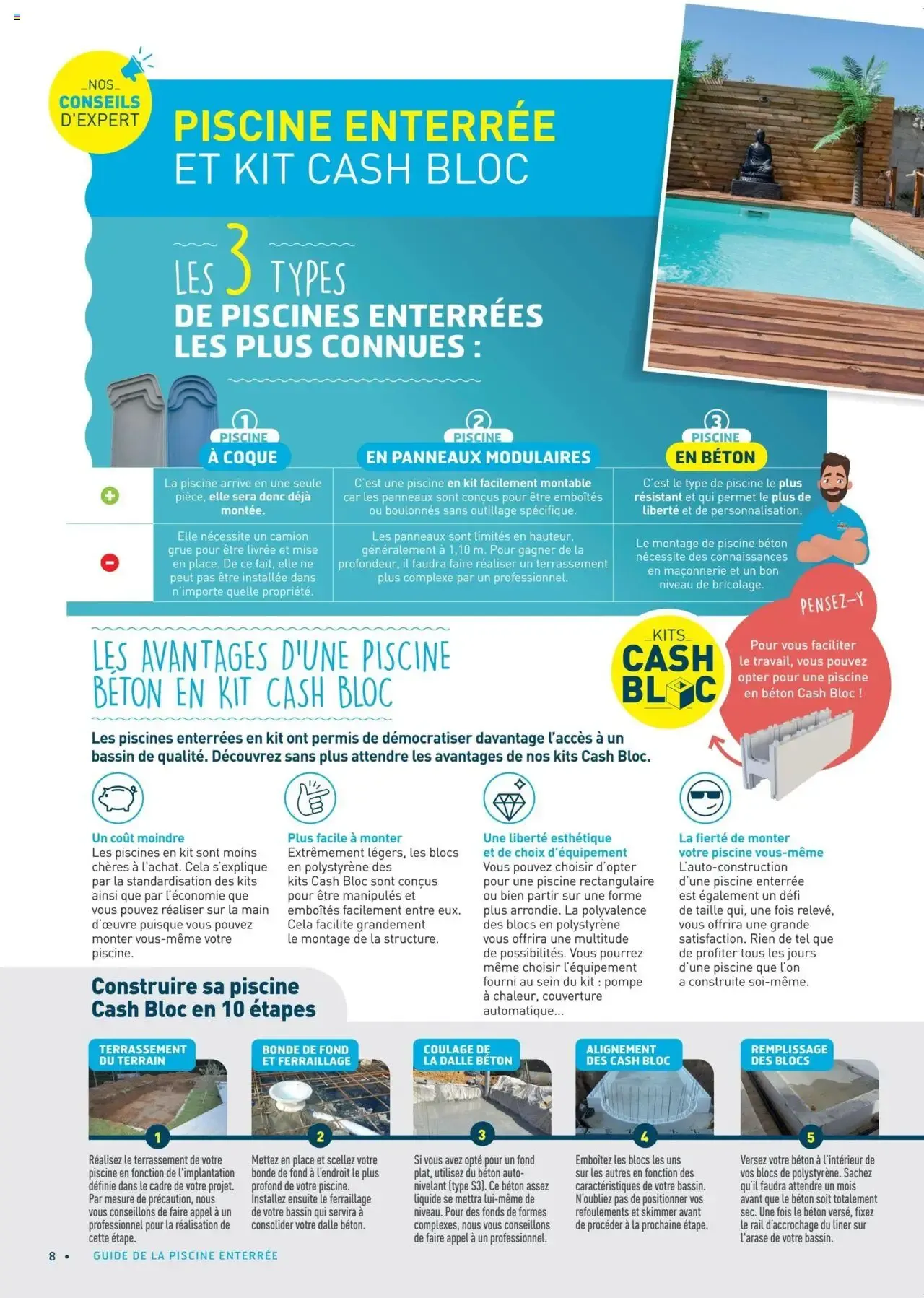 Le Guide Piscines Enterrées du 1 mars au 30 septembre 2026 - Catalogue page 8