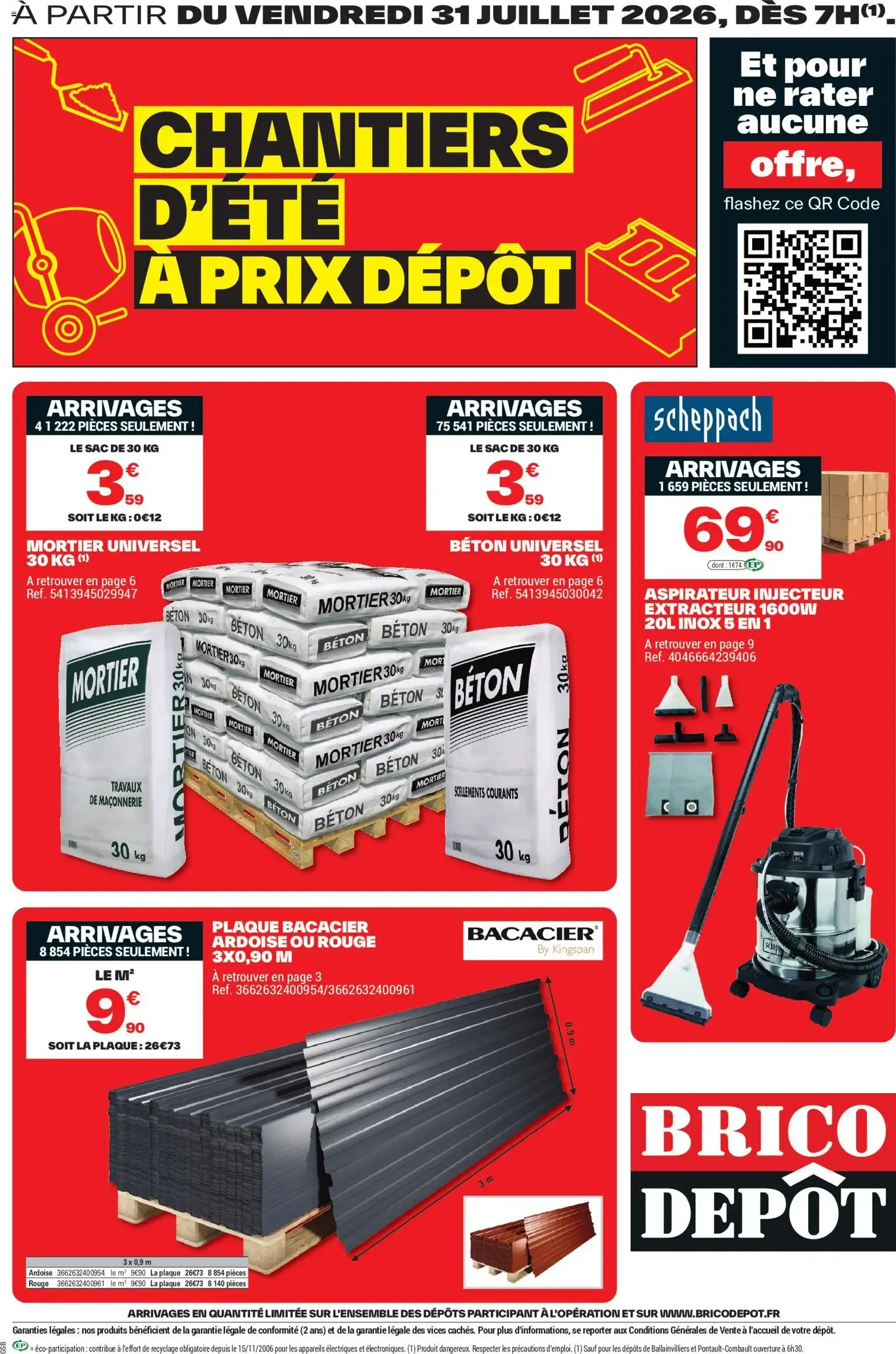 Brico Dépôt: Chantiers d'été à prix dépôt