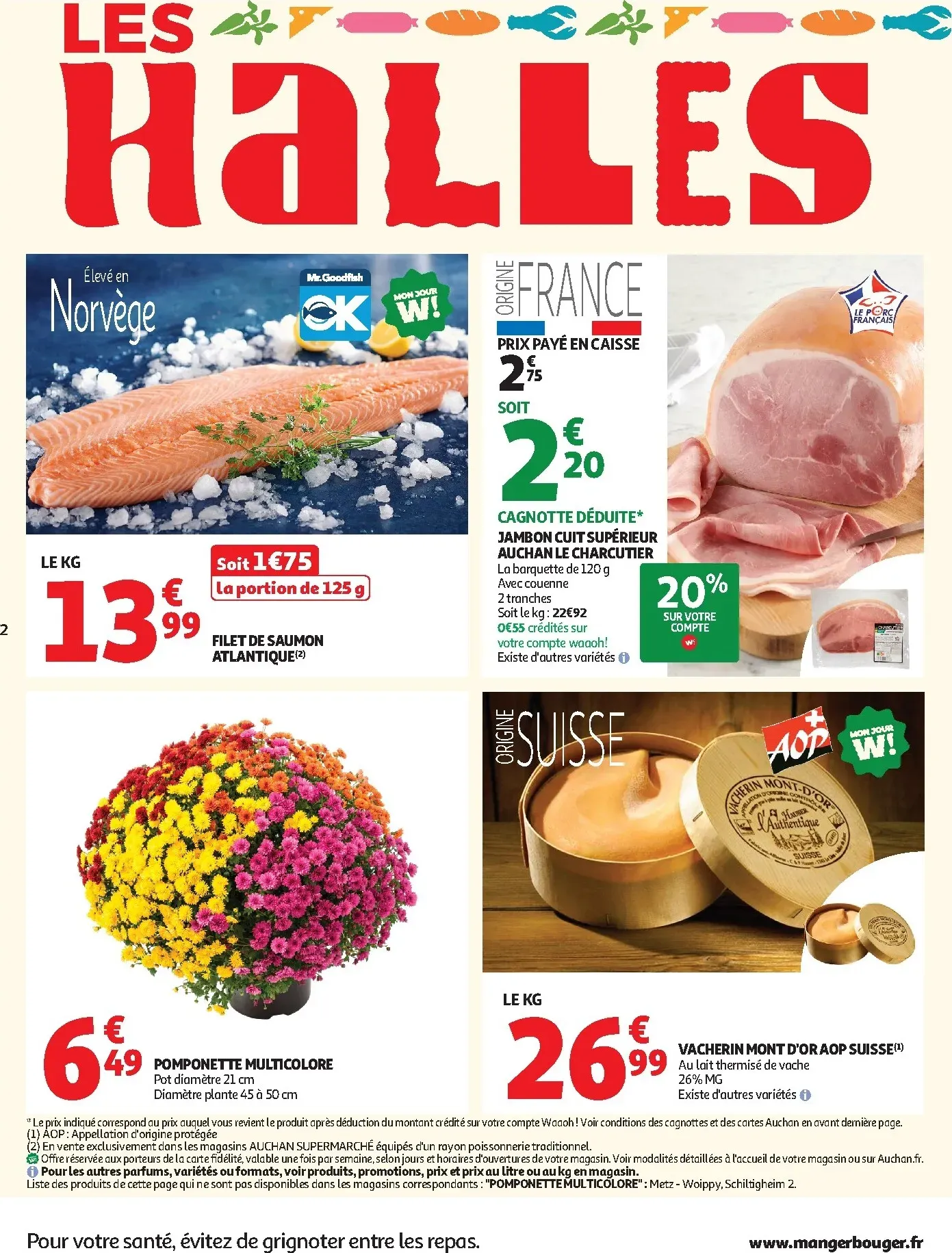 Current Auchan Supermarché leaflet valid from du mardi 20/10/2026 to du samedi 24/10/2026 du 20 octobre au 24 octobre 2026 - Catalogue page 2