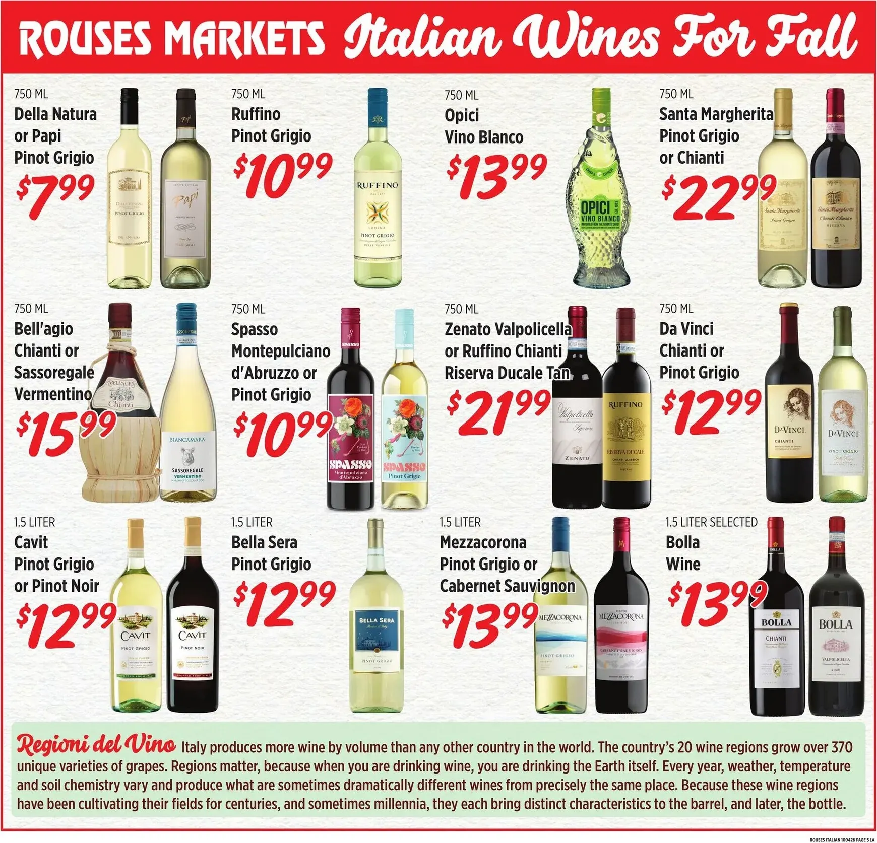 Weekly ad Current Rouses Markets - Italian leaflet valid from Wednesday 09/30/2026 to Wednesday 11/04/2026 from September 30 to November 4 2026 - Page 5