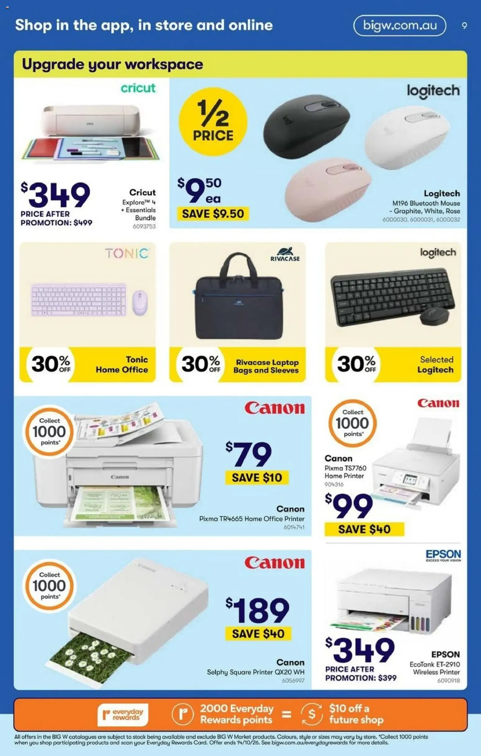 BIGW tech week - Catalogue valid from 1 October to 14 October 2026 - page 9