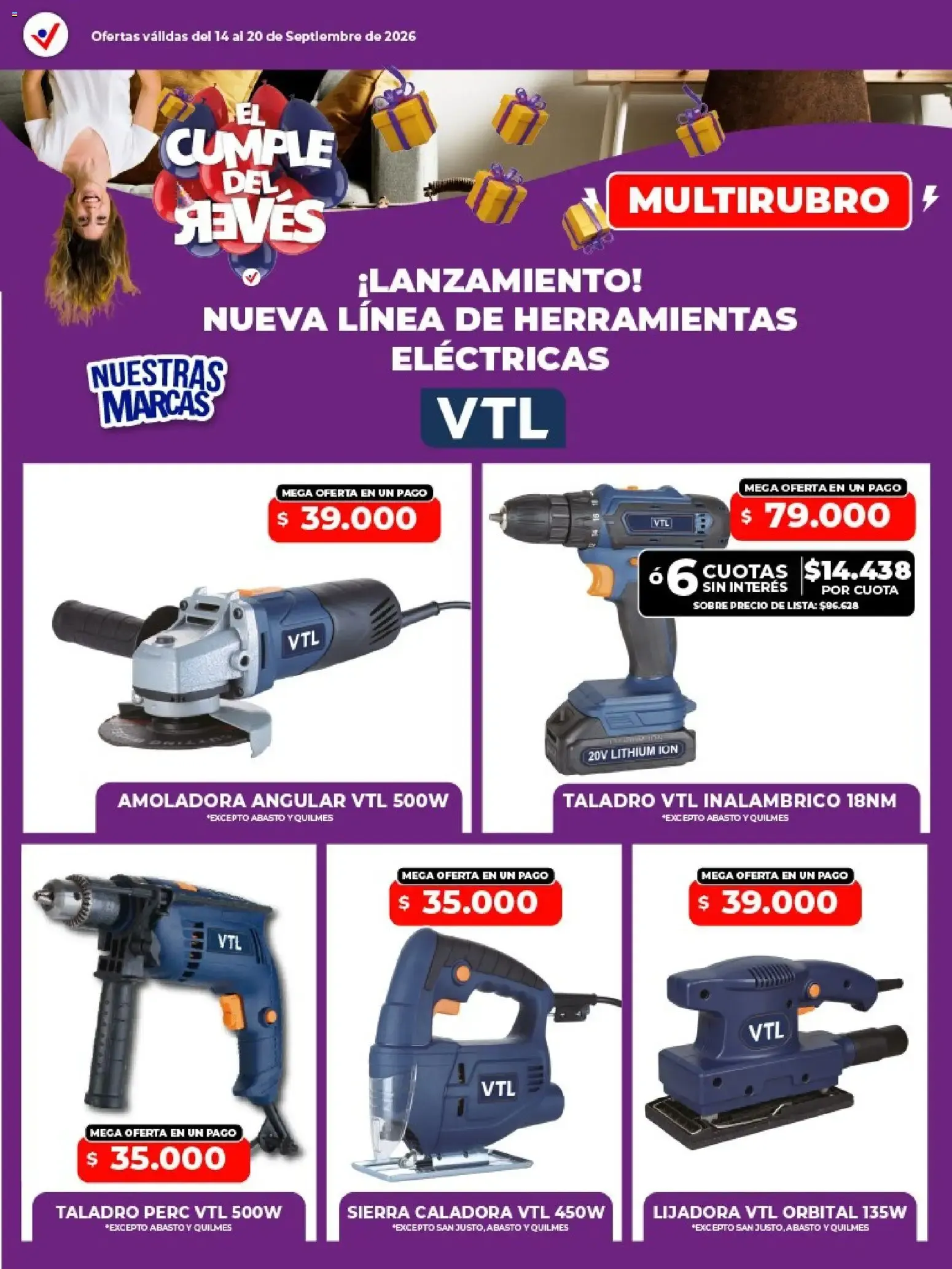 Ofertas de Vital - El Cumple del Revés: Ofertas en Electrónica 14 de septiembre al 20 de septiembre 2026 - Página 6 del catálogo