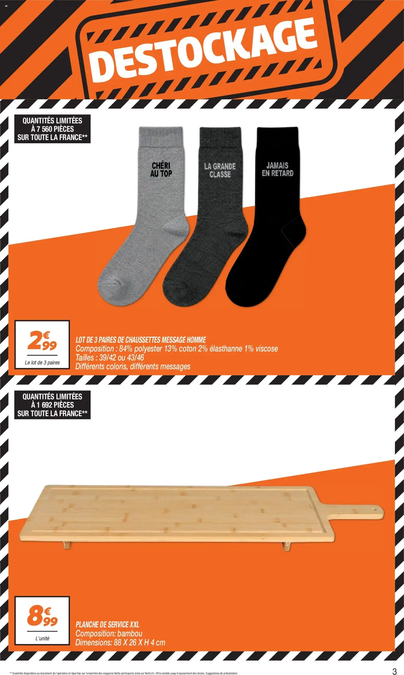 Netto - destockage octobre à partir du 29/09/2026 - promo en ligne du 29 septembre au 31 octobre 2026 - Catalogue page 3