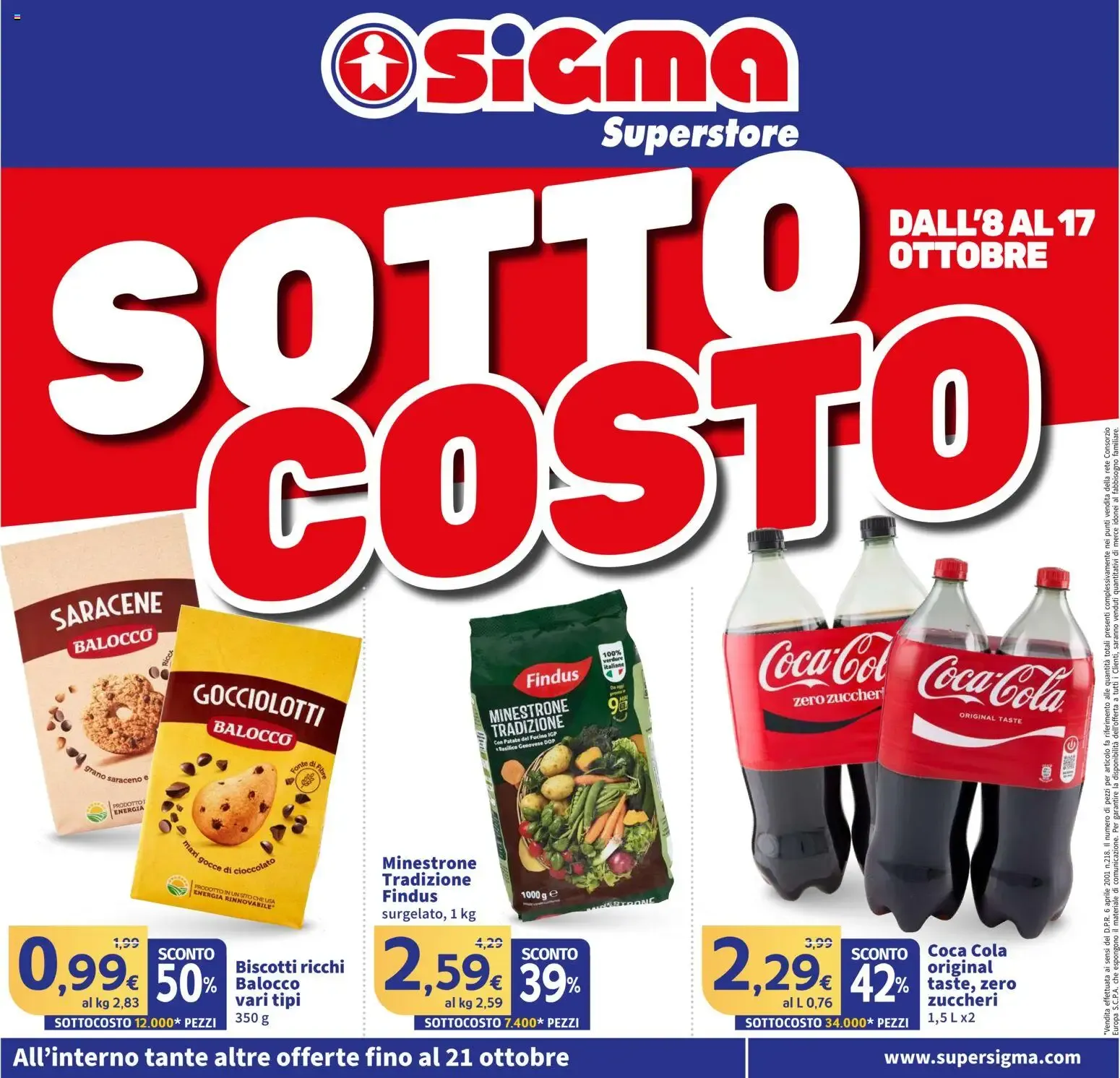 Nuovo SIGMA volantino Superstore dal 08/10/2026 > offerte anteprima 🛍️ da 8 ottobre a 17 ottobre di 2026 - Pagina del volantino 1