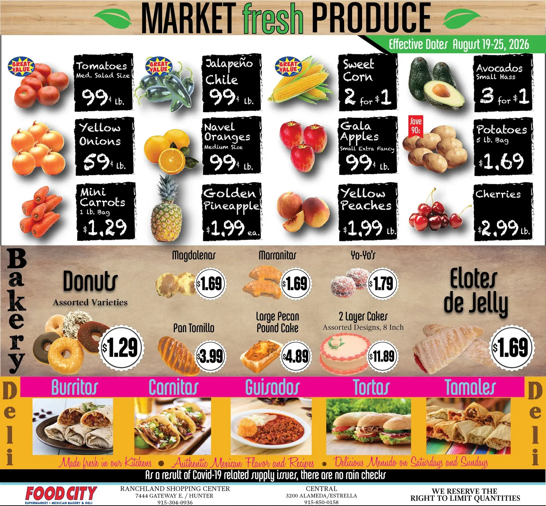 Weekly promotion Food City - Great Savings Start Here! spanning from August 19 to August 25 2026 - Page 4 for Catalogue 365