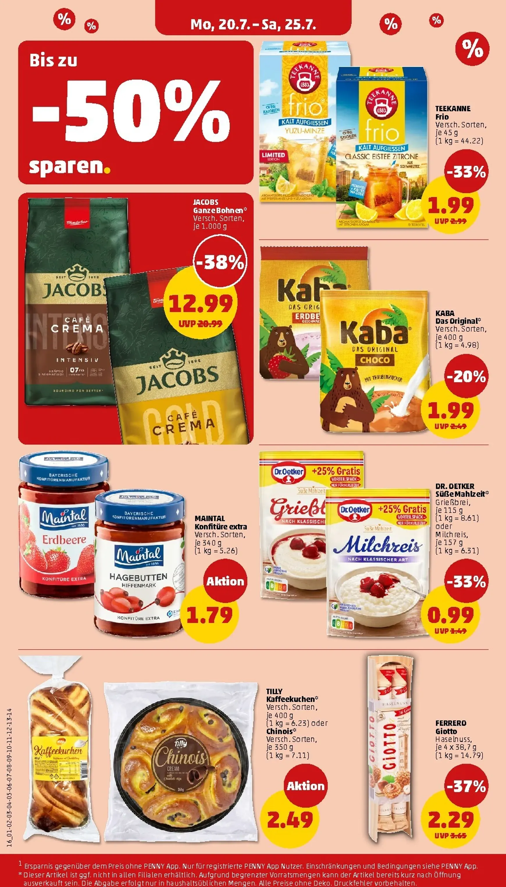 PENNY Prospekt – von Montag 20.07.2026 bis Samstag 25.07.2026 von 20. Juli bis 25. Juli 2026 - Prospekt seite 20