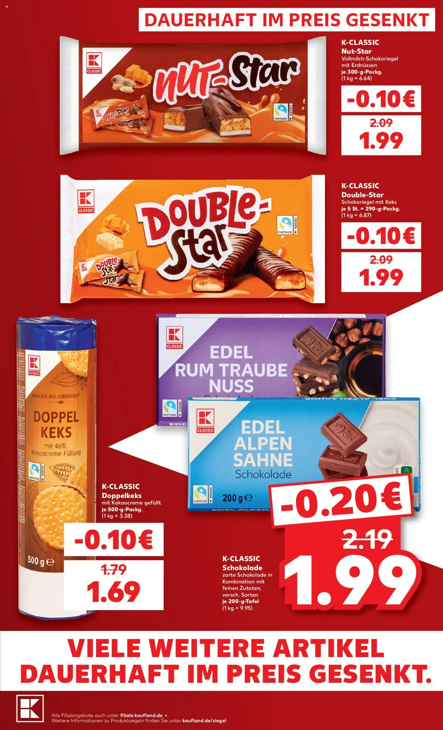 Kaufland Classic: Discount-Billig! Dauerhaft im Preis gesenkt van 1 oktober tot 31 oktober 2026 - Folder pagina 3