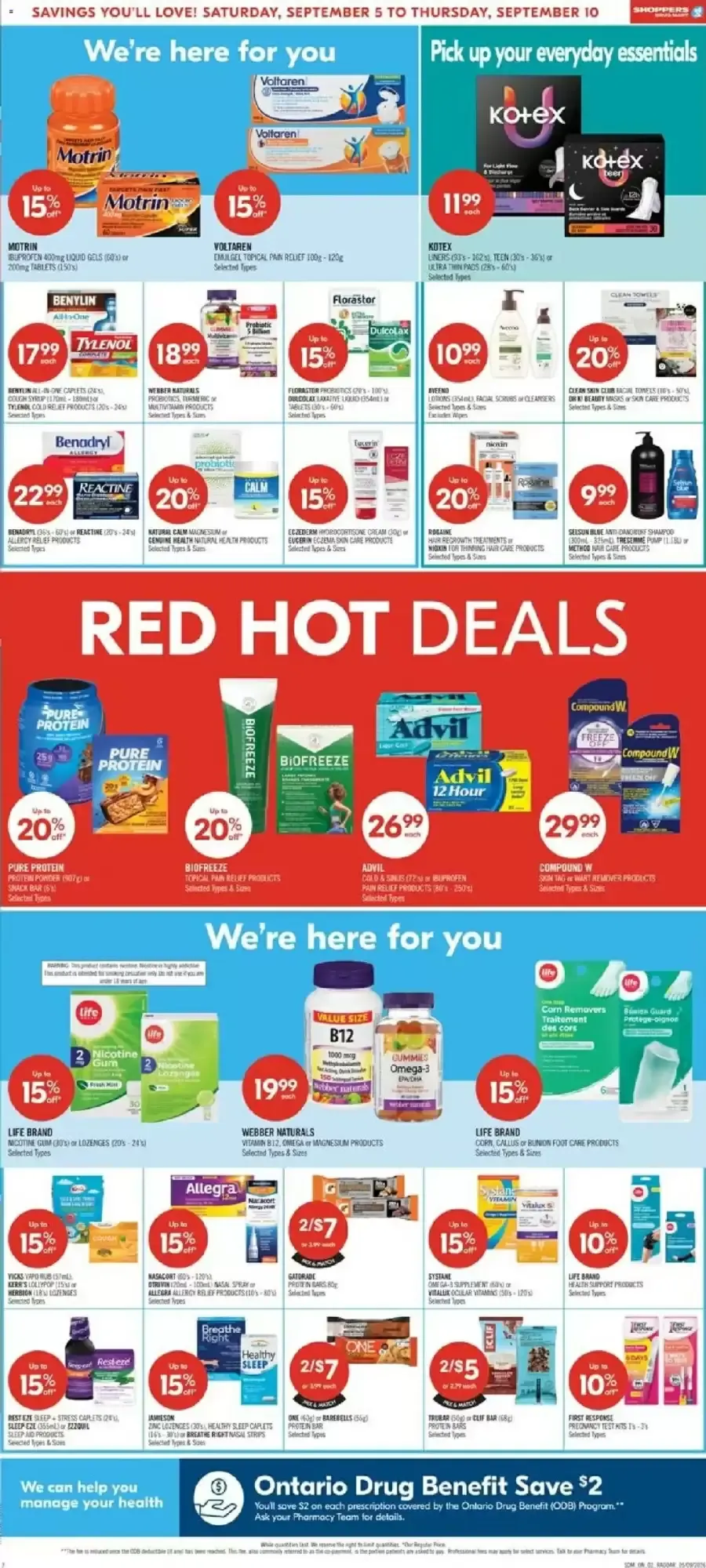 Shoppers Drug Mart flyer week 36 from September 5 to September 10 2026 - flyer page 3
