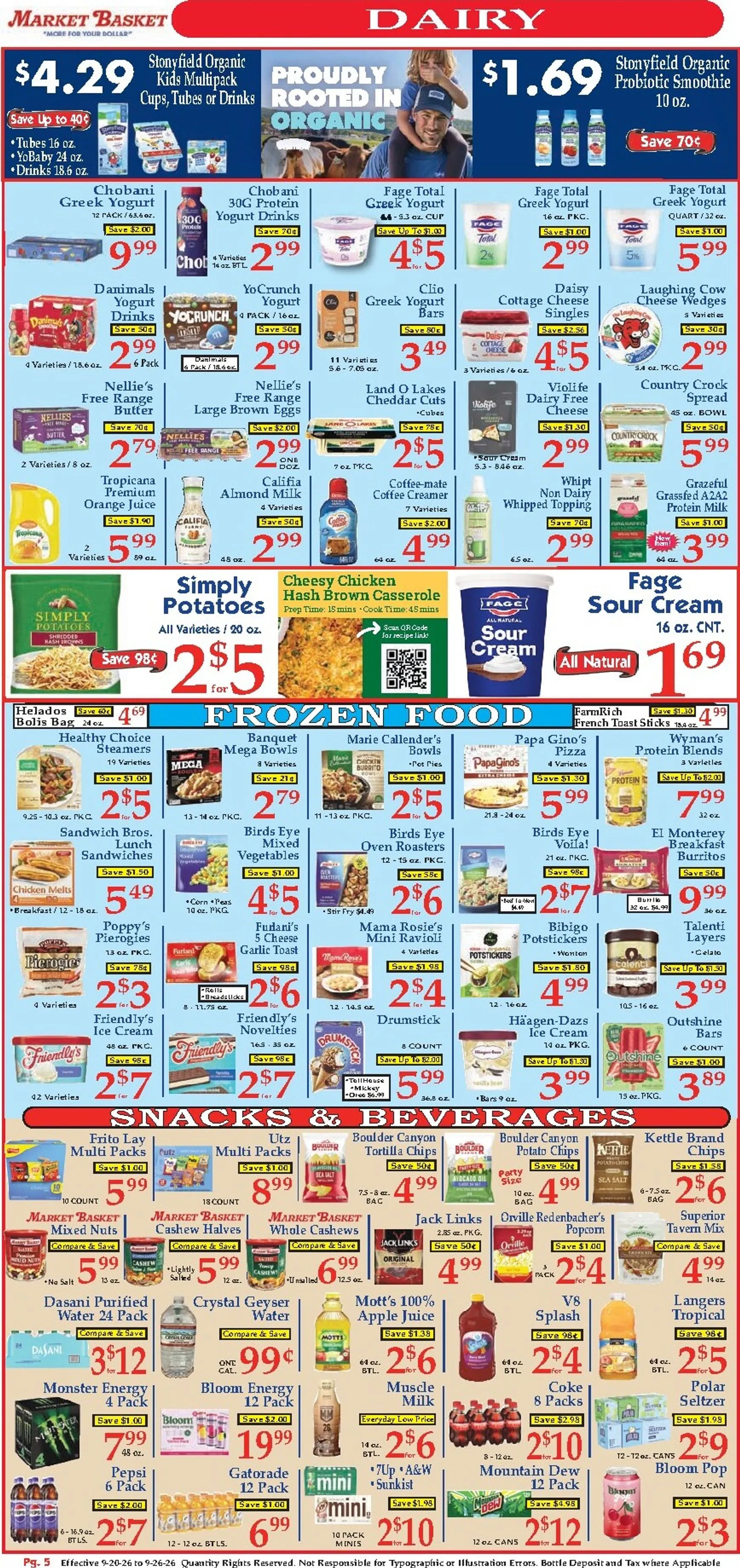 Weekly ad Current Market Basket leaflet valid from Sunday 09/20/2026 to Saturday 09/26/2026 from September 20 to September 26 2026 - Page 5