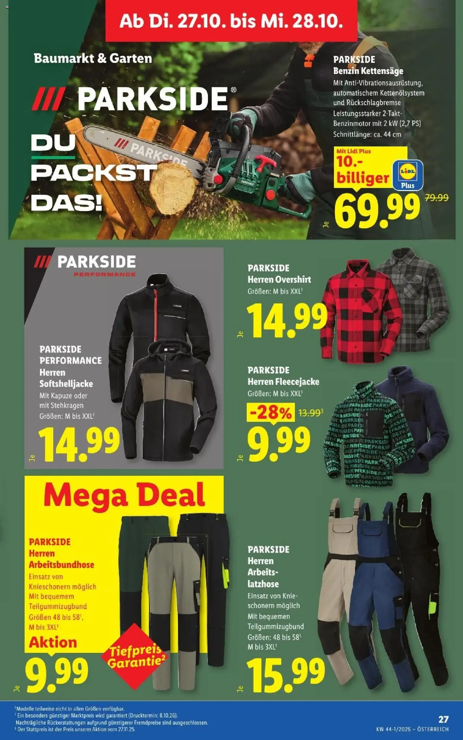 Lidl Flugblatt ab 22.10.2026 - Angebote ab donnerstag von 22. Oktober bis 24. Oktober 2026 - Flugblätt seite 34