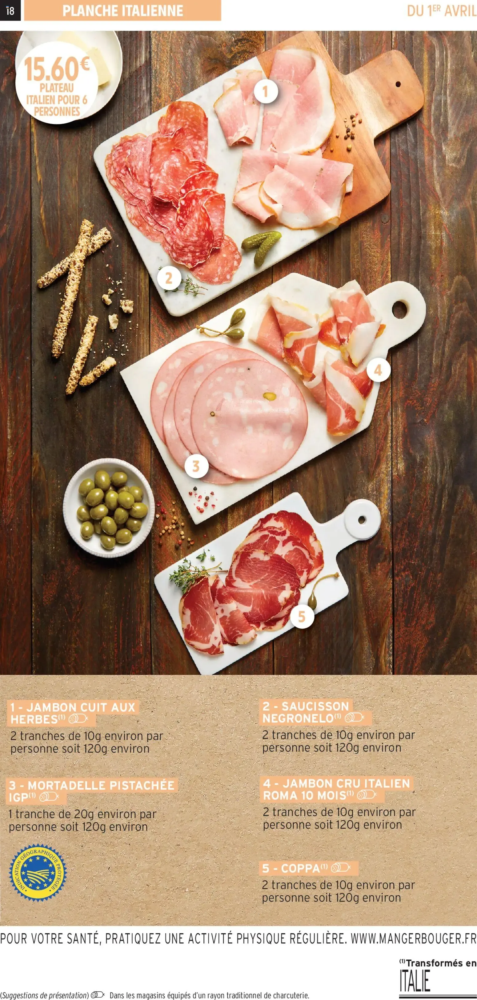 Intermarché - Les menus traiteur printemps/été à partir du 01/04/2026 - promo en ligne du 1 avril au 5 octobre 2026 - Catalogue page 18