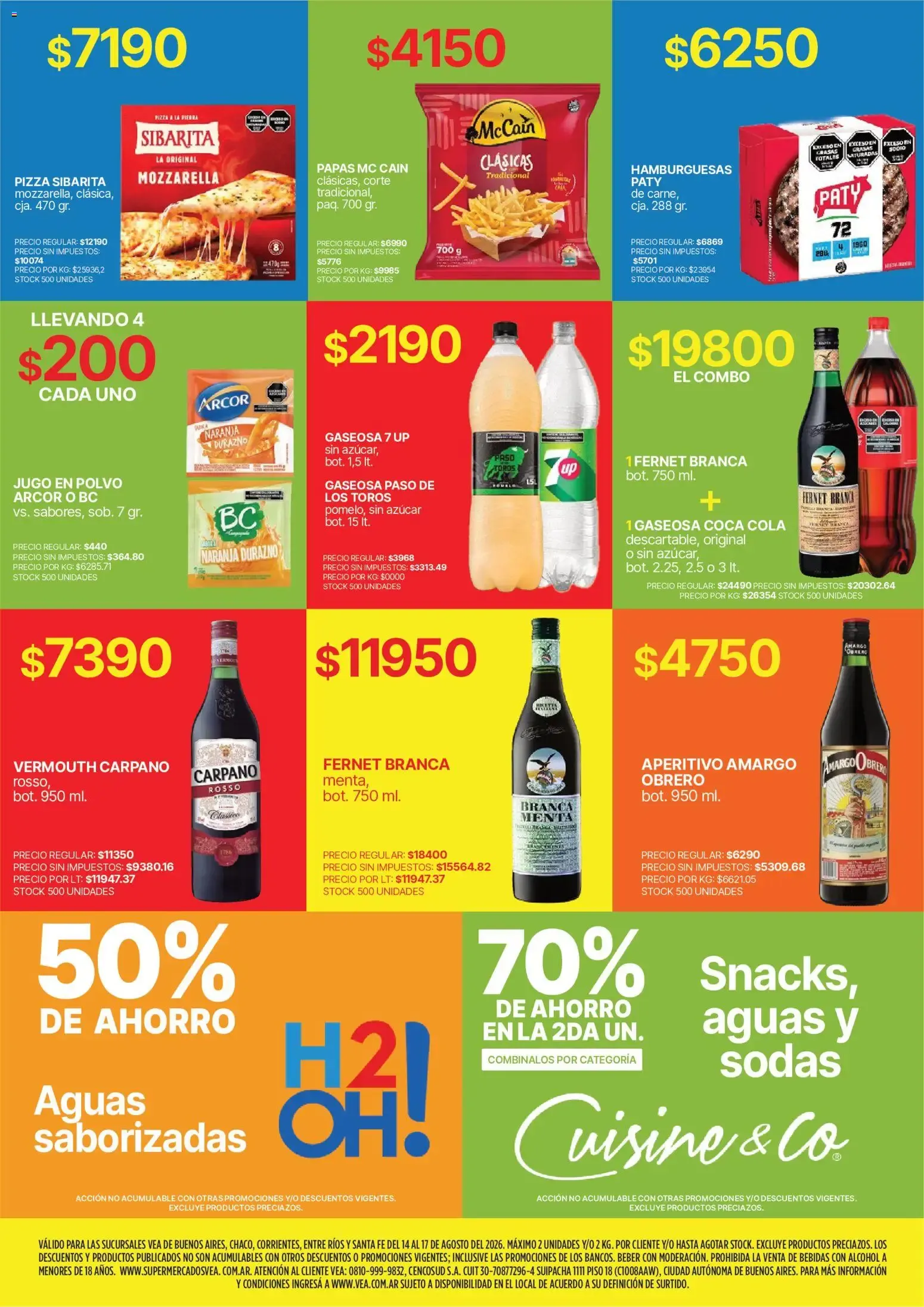Ofertas de Vea - Fin de semana de ahorro del 14/08/2026 - 17/08/2026 14 de agosto al 17 de agosto 2026 - Página 8 del catálogo