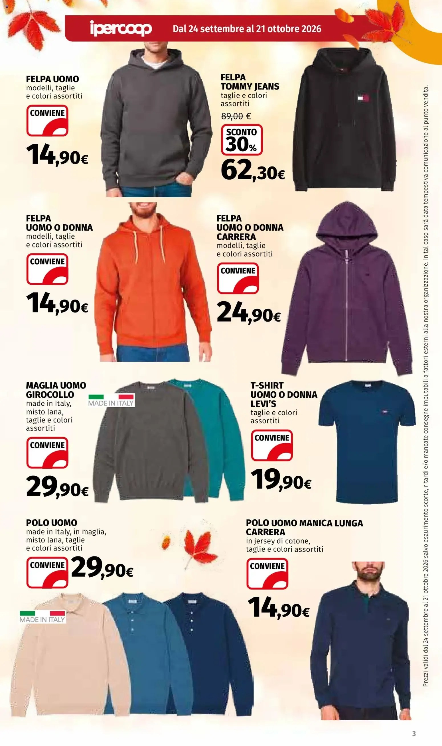 Ipercoop Tendenze d'Autunno da 24 settembre a 21 ottobre di 2026 - Pagina del volantino 3