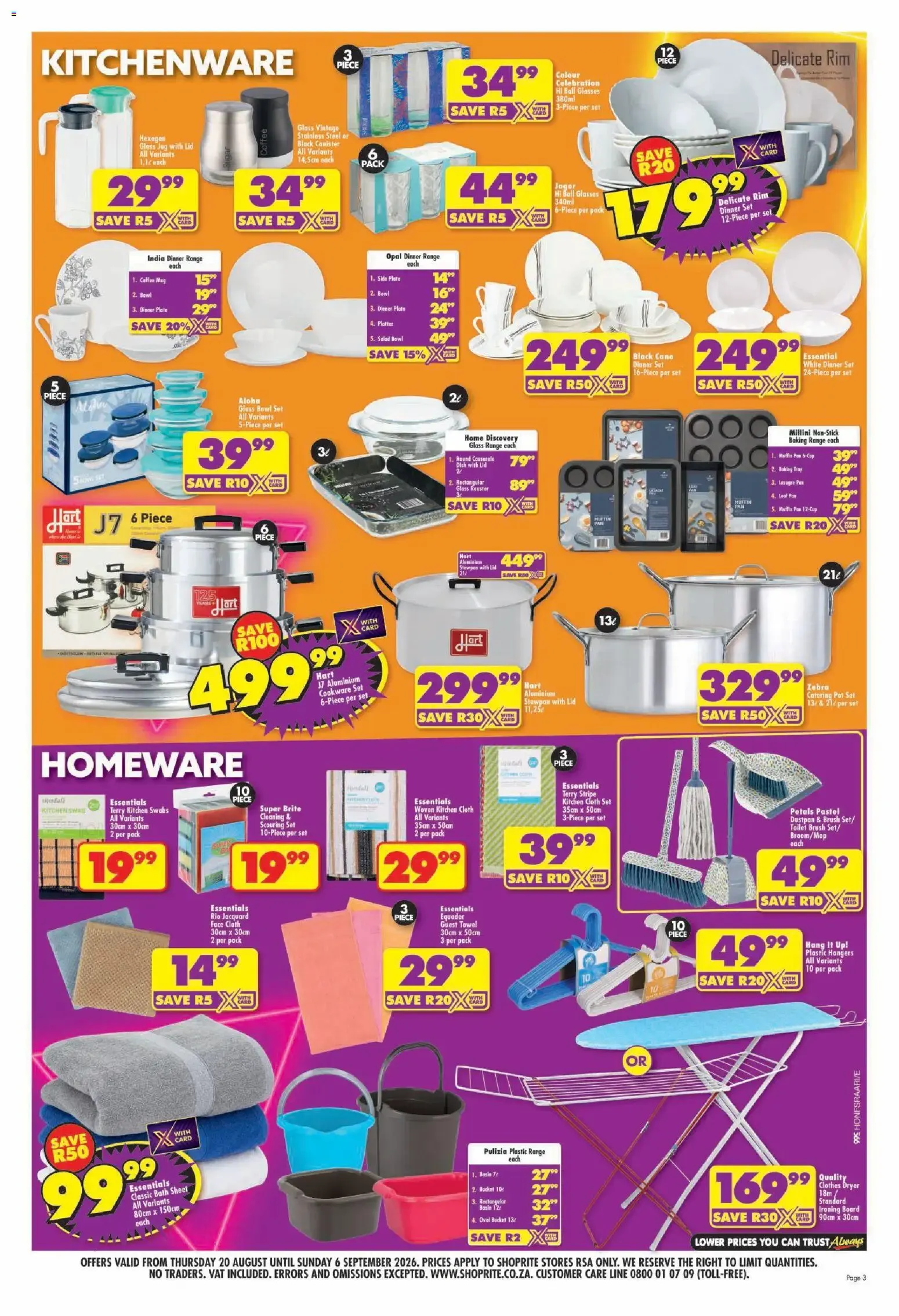 Shoprite - Major League Birthday Deals from 20 August to 6 September 2026 - Catalogue Page 3