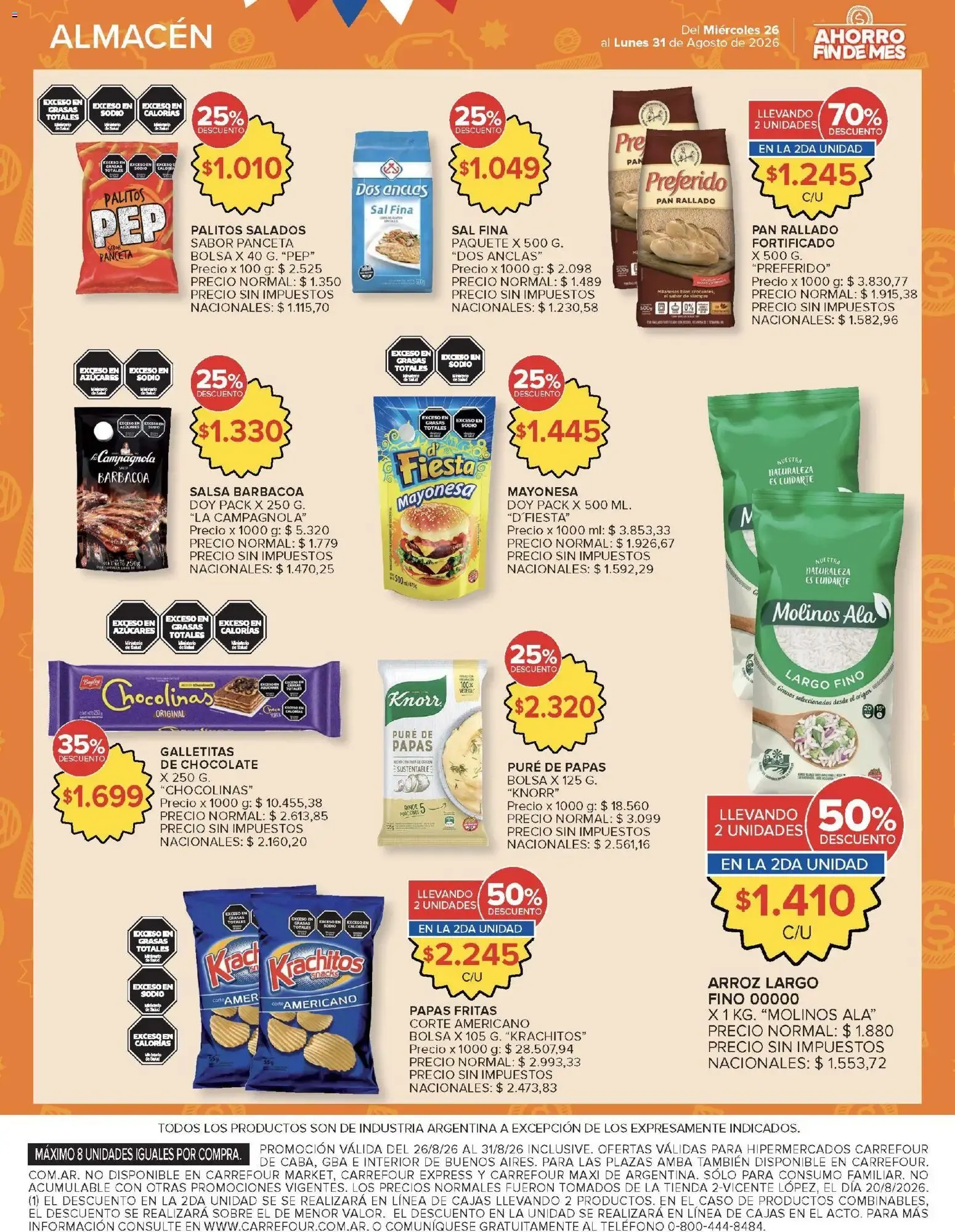 Ofertas de Carrefour ofertas || del 26/08/2026 - 31/08/2026 || Promociones 26 de agosto al 31 de agosto 2026 - Página 8 del catálogo