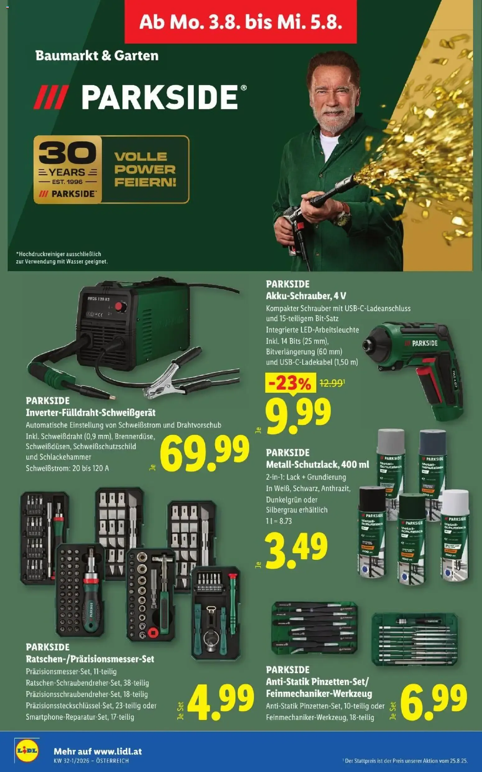Lidl - Flugblatt del 30.07. al 01.08. von 30. Juli bis 1. August 2026 - Flugblätt seite 31