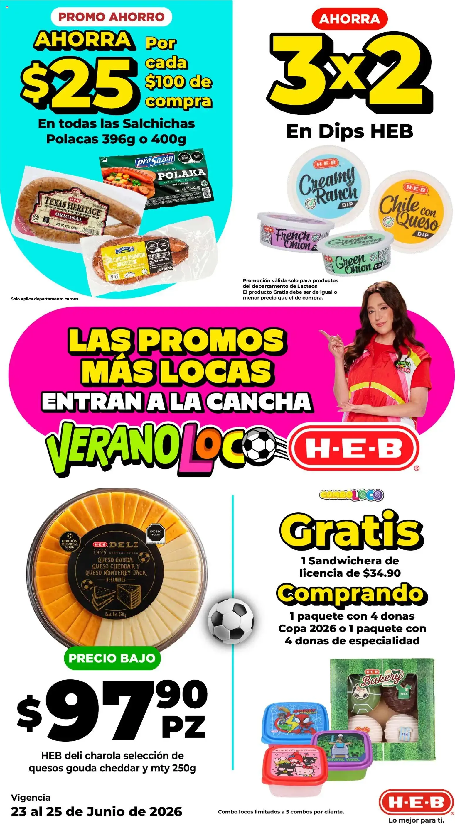 Catálogo de H-E-B folleto Las promos más locas (23/06/2026 - 25/06/2026) - catálogo en línea 23 de junio al 25 de junio 2026 - Pagina 5