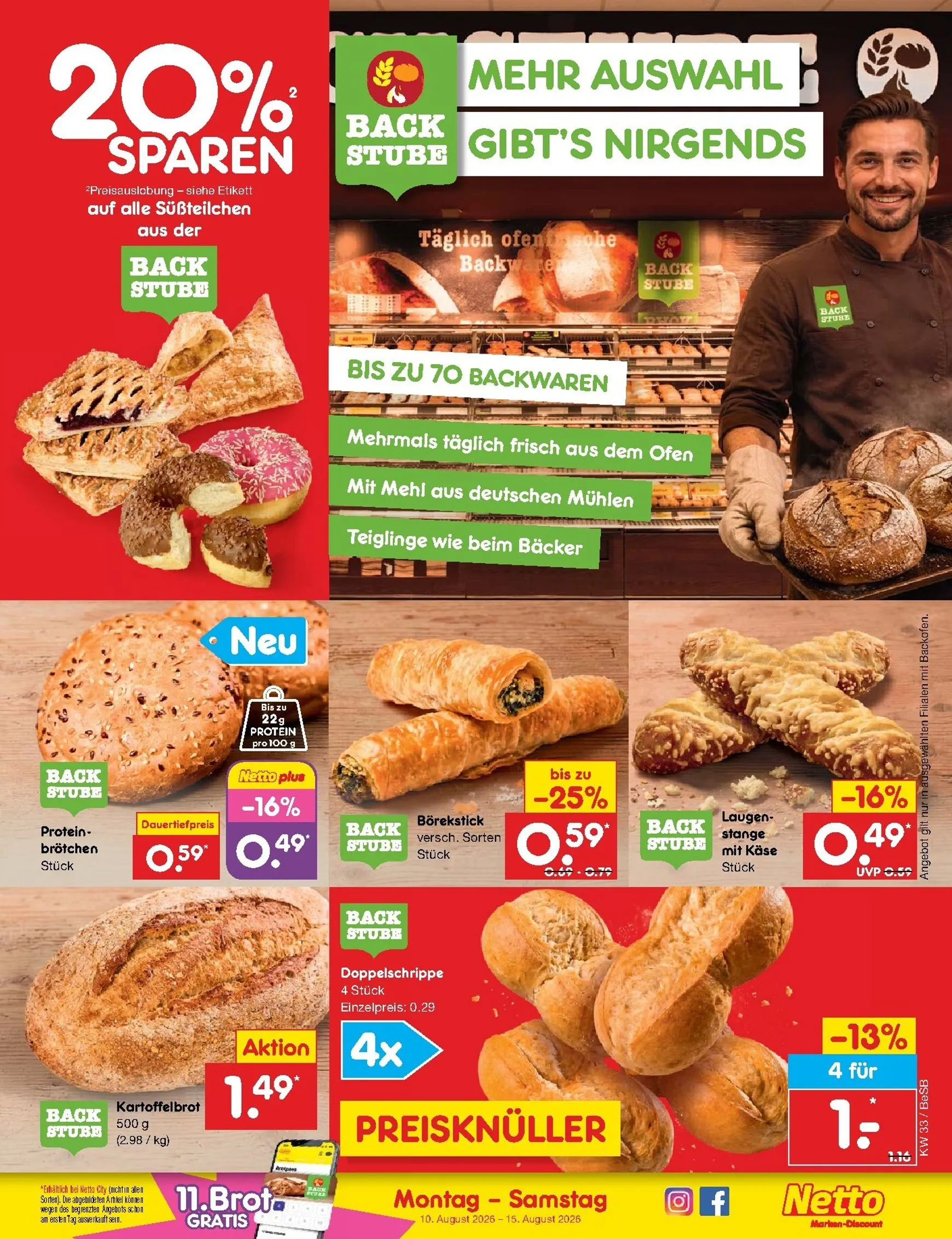 Netto Marken Discount Prospekt nächste Woche – von Montag 10.08.2026 bis Samstag 15.08.2026 von 10. August bis 15. August 2026 - Prospekt seite 16