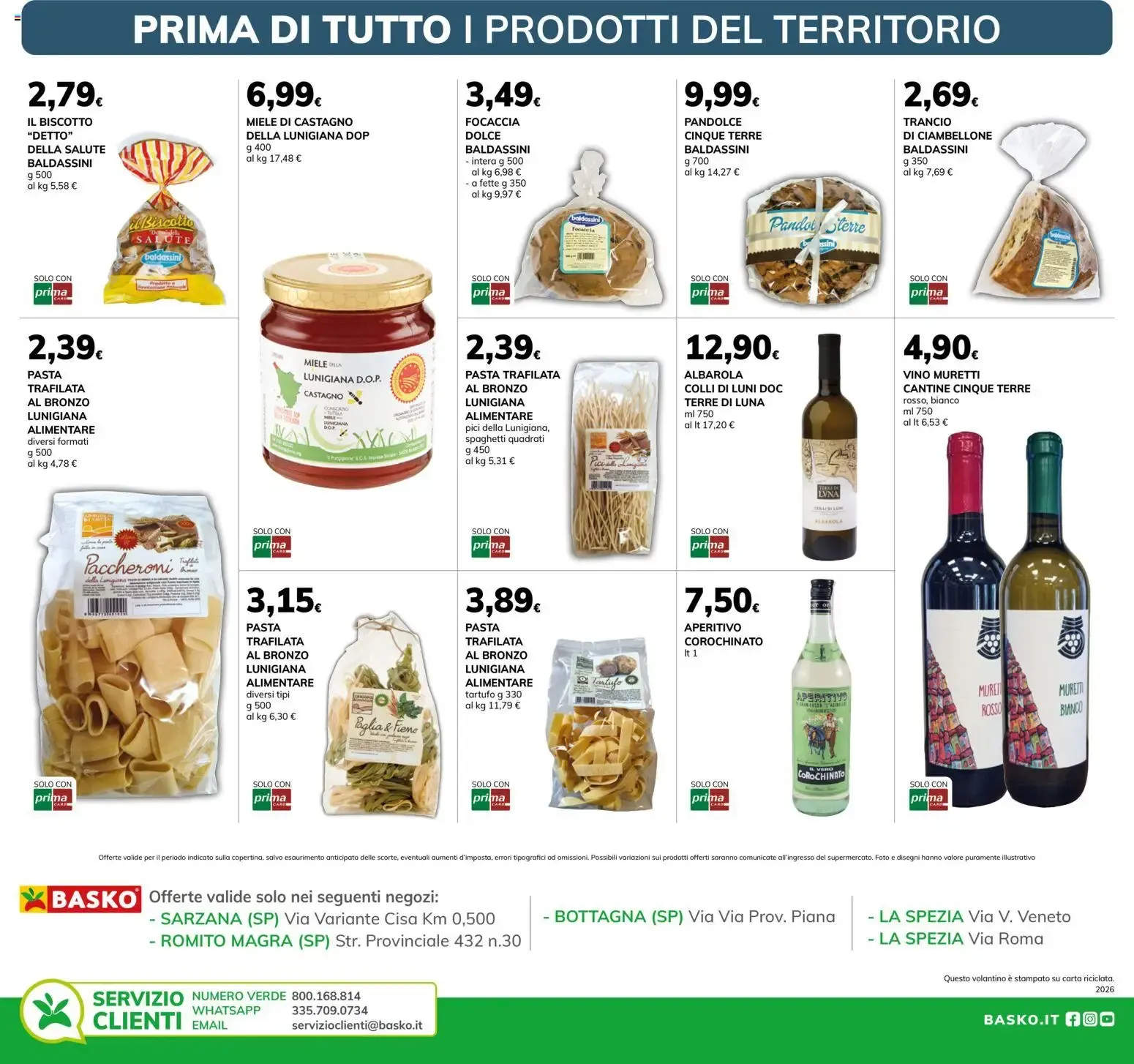 PRIMA DI TUTTO I PRODOTTI DEL TERRITORIO da 14 luglio a 27 luglio di 2026 - Pagina del volantino 4