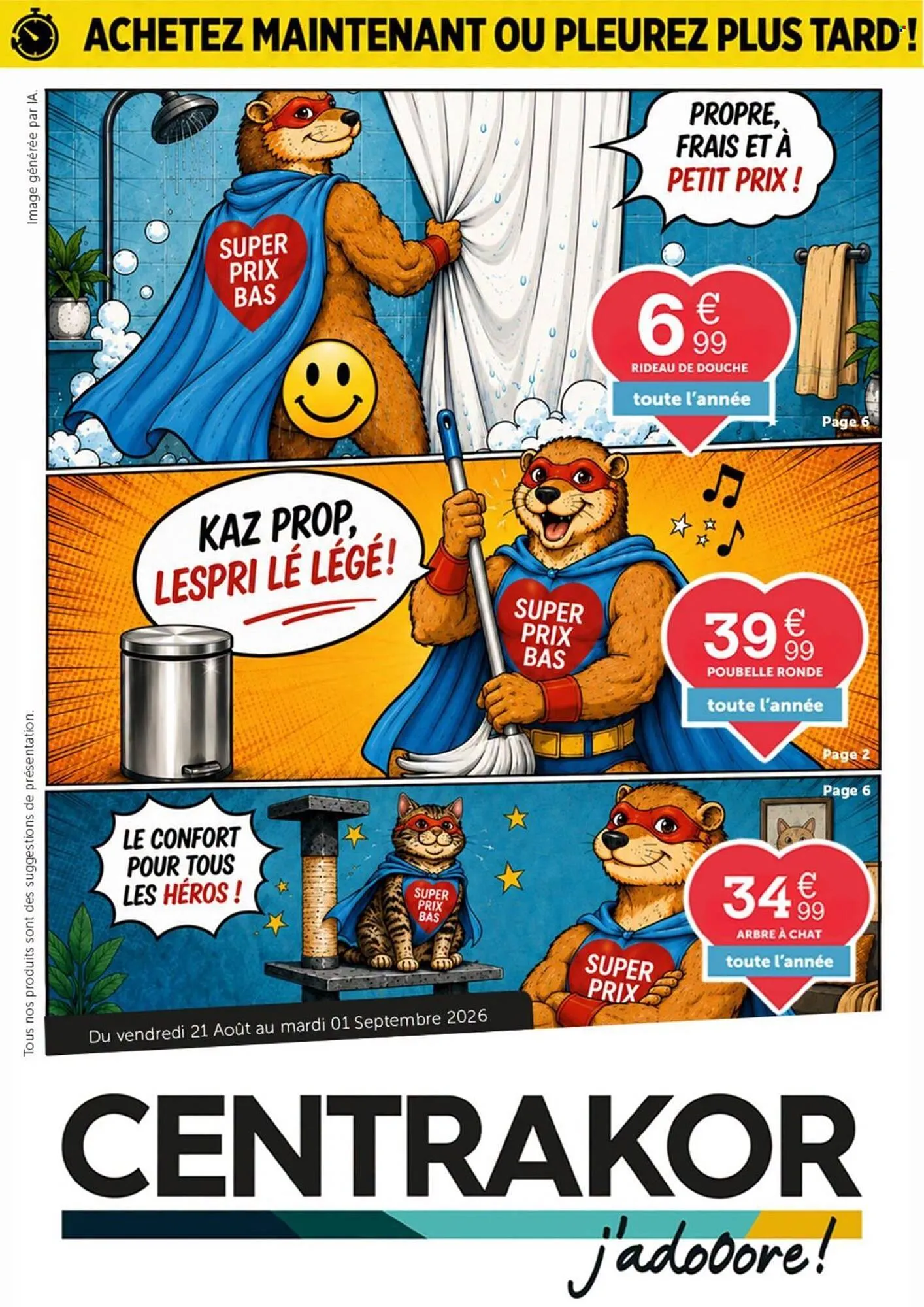 Centrakor j'adooore! du 21 août au 1 septembre 2026 - Catalogue page 1