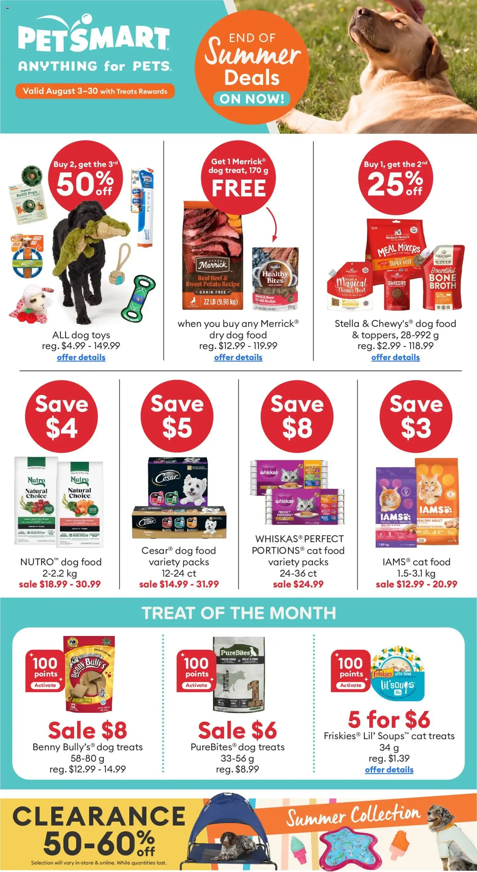 PetSmart: End Summer with a Deal! from August 3 to August 9 2026 - flyer page 2