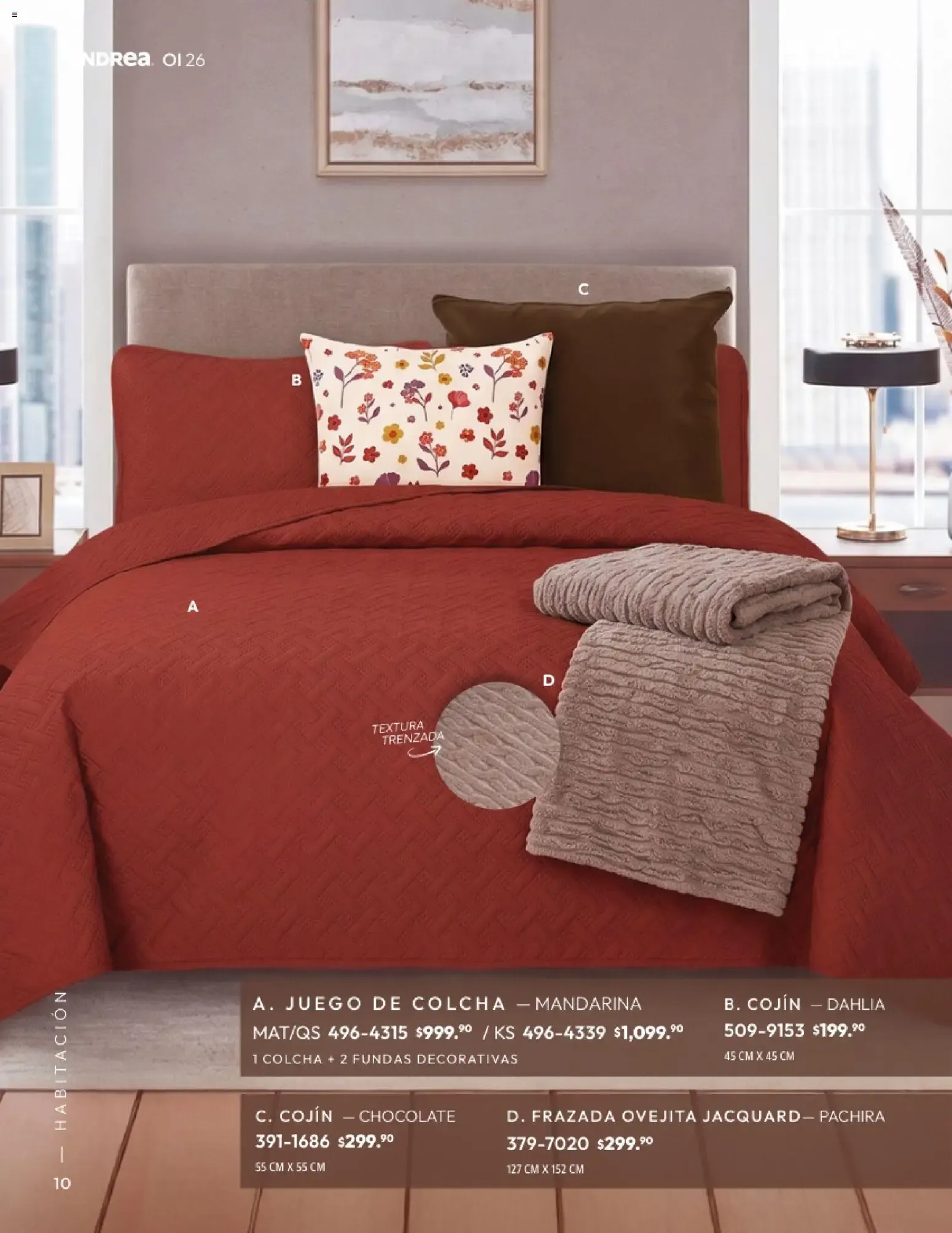 Catálogo de Andrea Home: Otoño - Invierno 2026 1 de septiembre al 31 de diciembre 2026 - Pagina 10