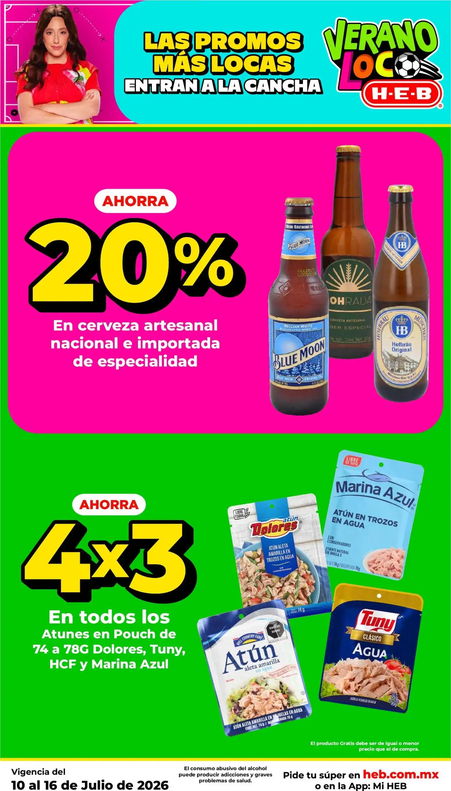Catálogo de Verano Loco H-E-B 10 de julio al 16 de julio 2026 - Pagina 4