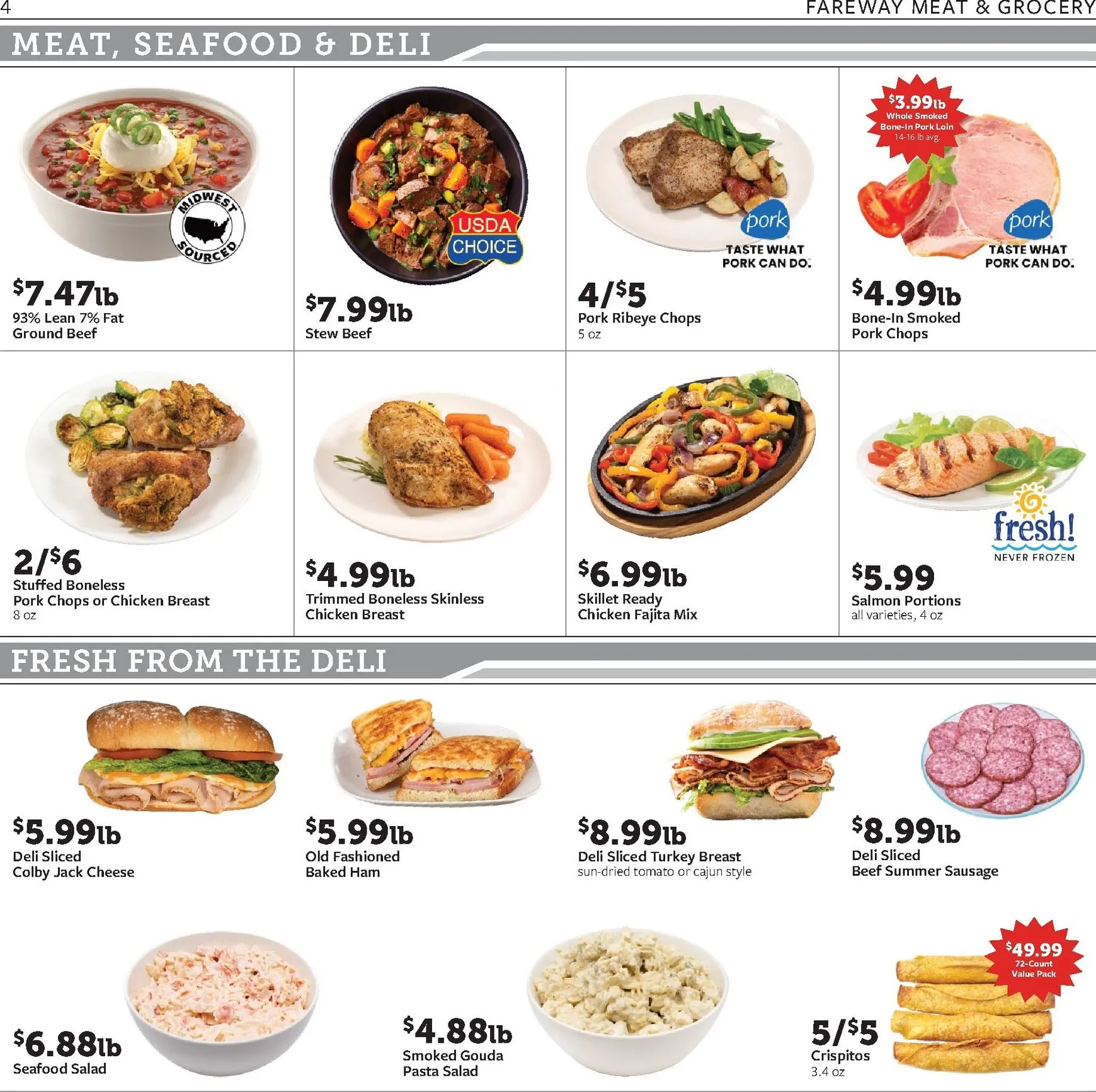 Weekly ad Current Fareway leaflet valid from Monday 10/26/2026 to Saturday 10/31/2026 from October 26 to October 31 2026 - Page 4