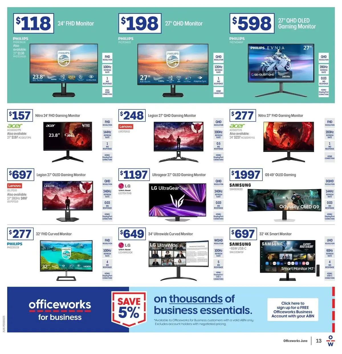 Officeworks - EOFY It's Tax Time - Catalogue valid from 28 May to 30 June 2026 - page 13