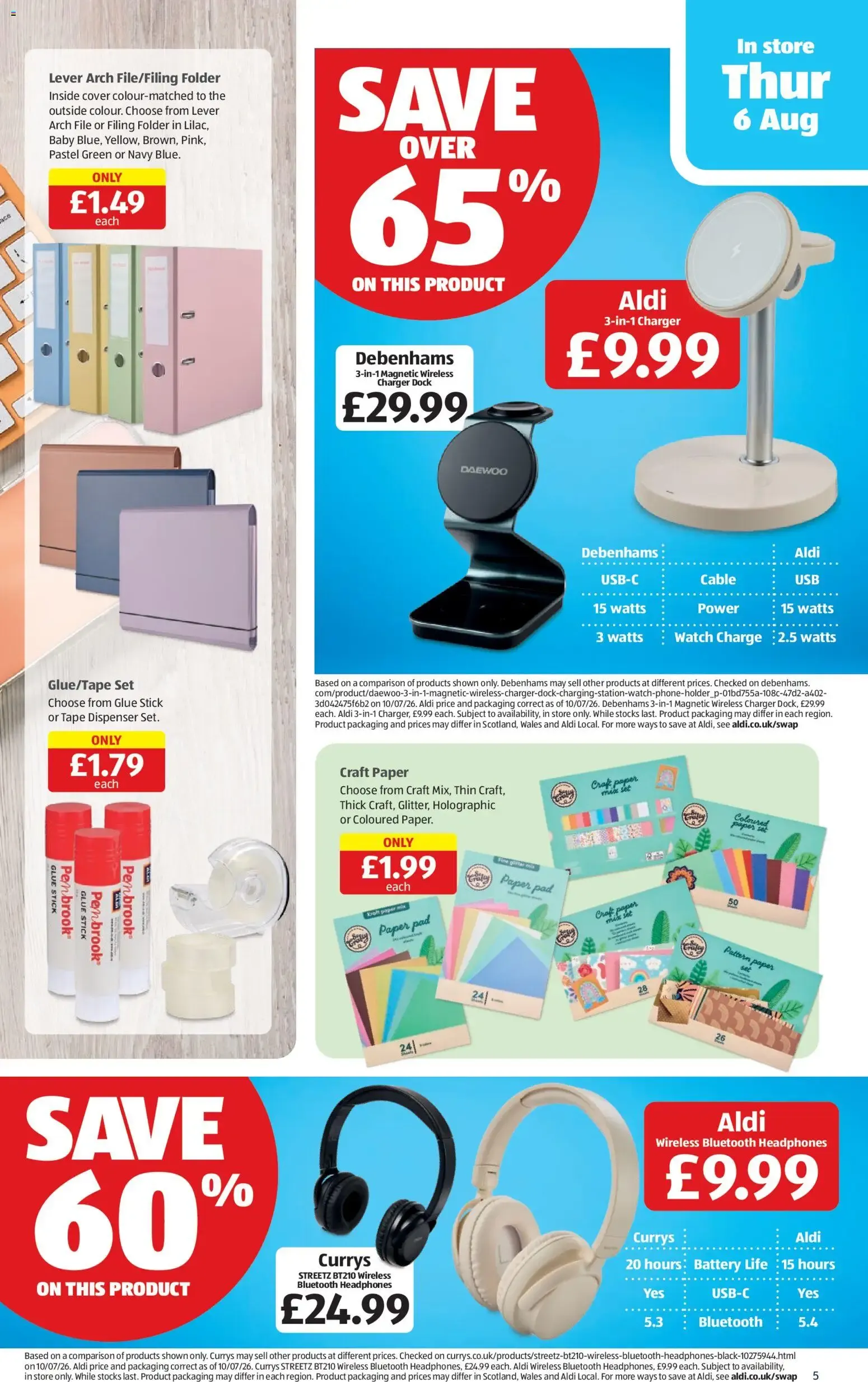 Aldi Specialbuys from 3 August to 12 August 2026 - Catalogue Page 5