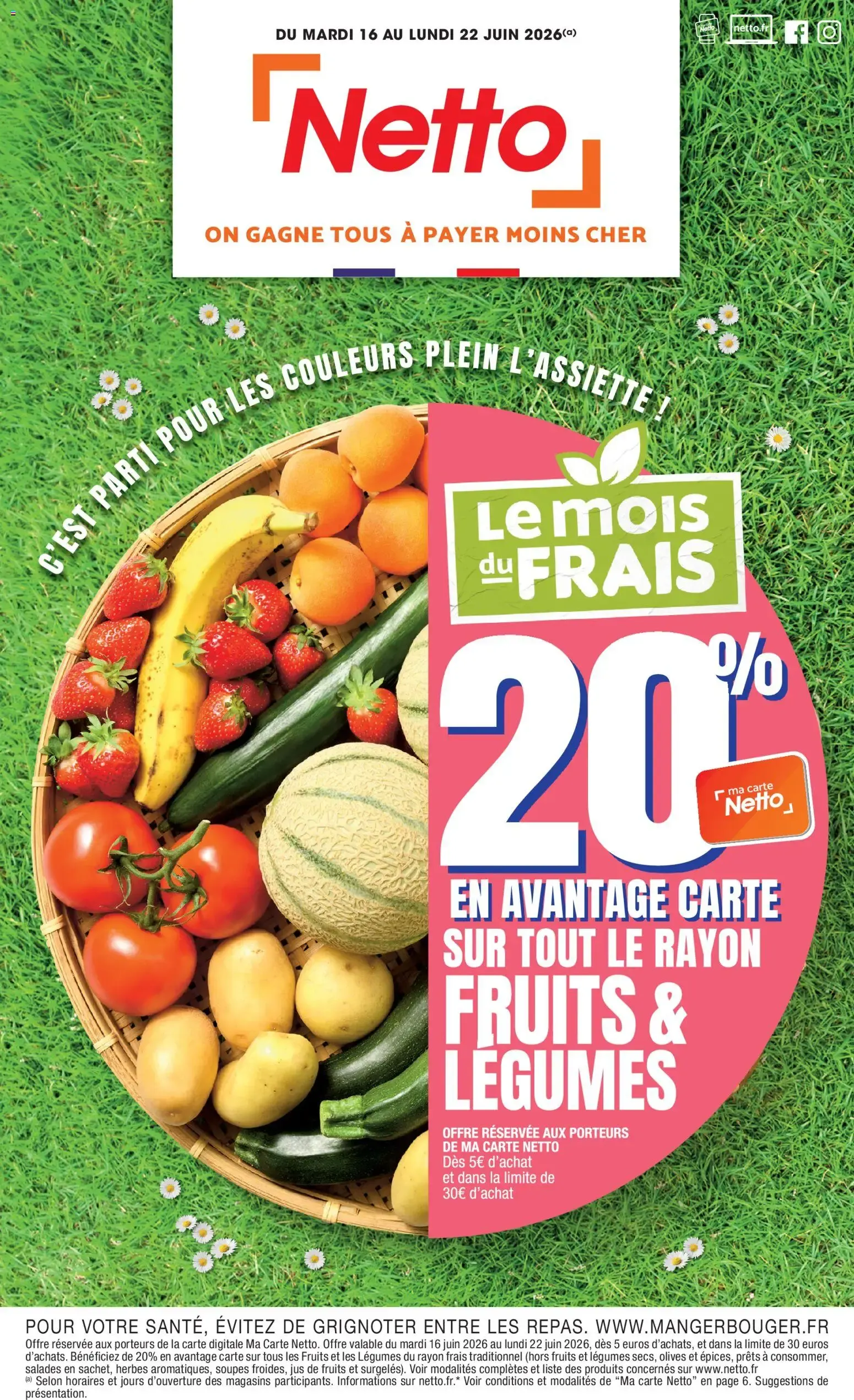 Netto catalogue à partir du 16/06/2026 - promo en ligne du 16 juin au 22 juin 2026 - Catalogue page 1