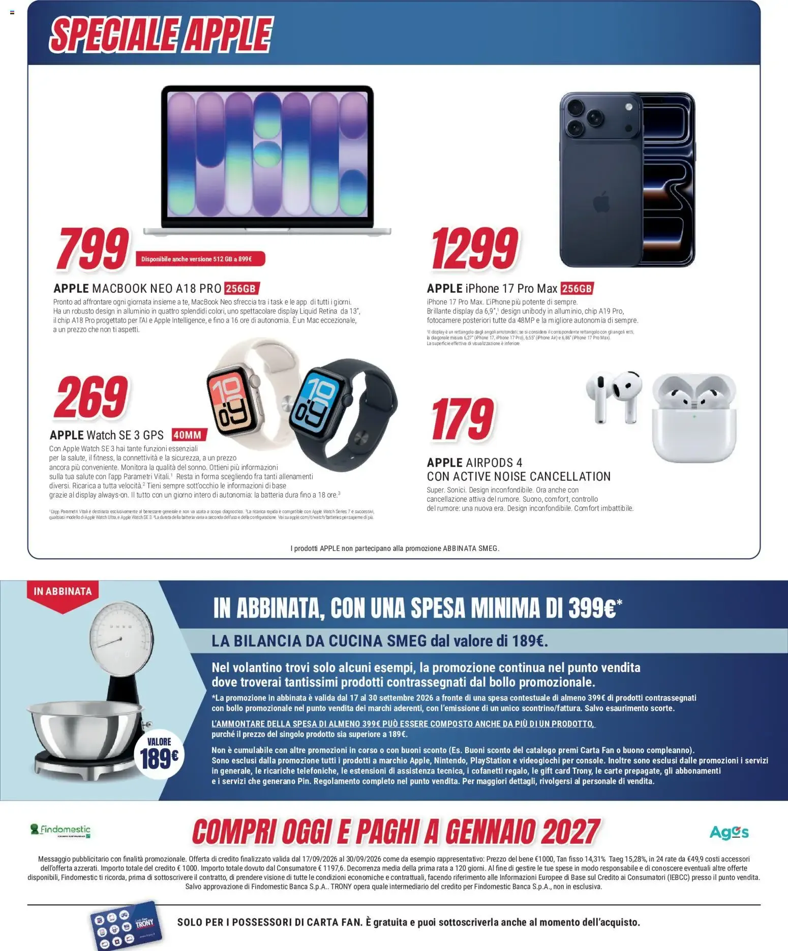 ABBINATA IN CUCINA FIRMATA SMEG da 17 settembre a 30 settembre di 2026 - Pagina del volantino 36
