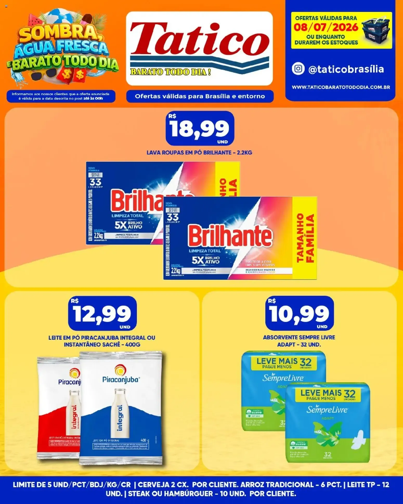Encarte de Tatico ofertas do Dia de 08/07/2026 | Promoções Online 8 de julho até 8 de julho 2026 - Pagina 10