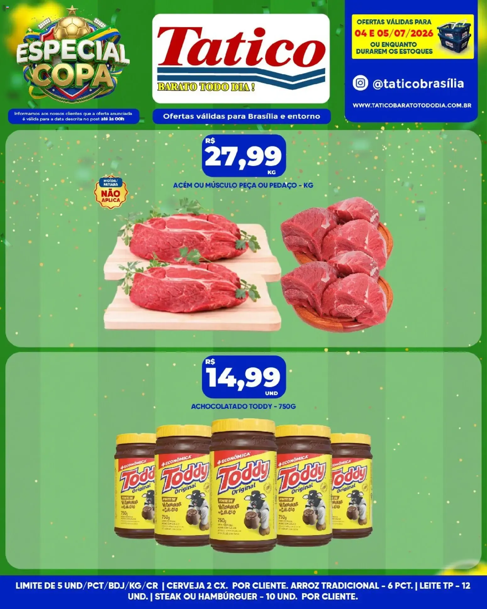 Encarte de Tatico ofertas Fim de Semana de 04/07/2026 | Promoções Online 4 de julho até 5 de julho 2026 - Pagina 11