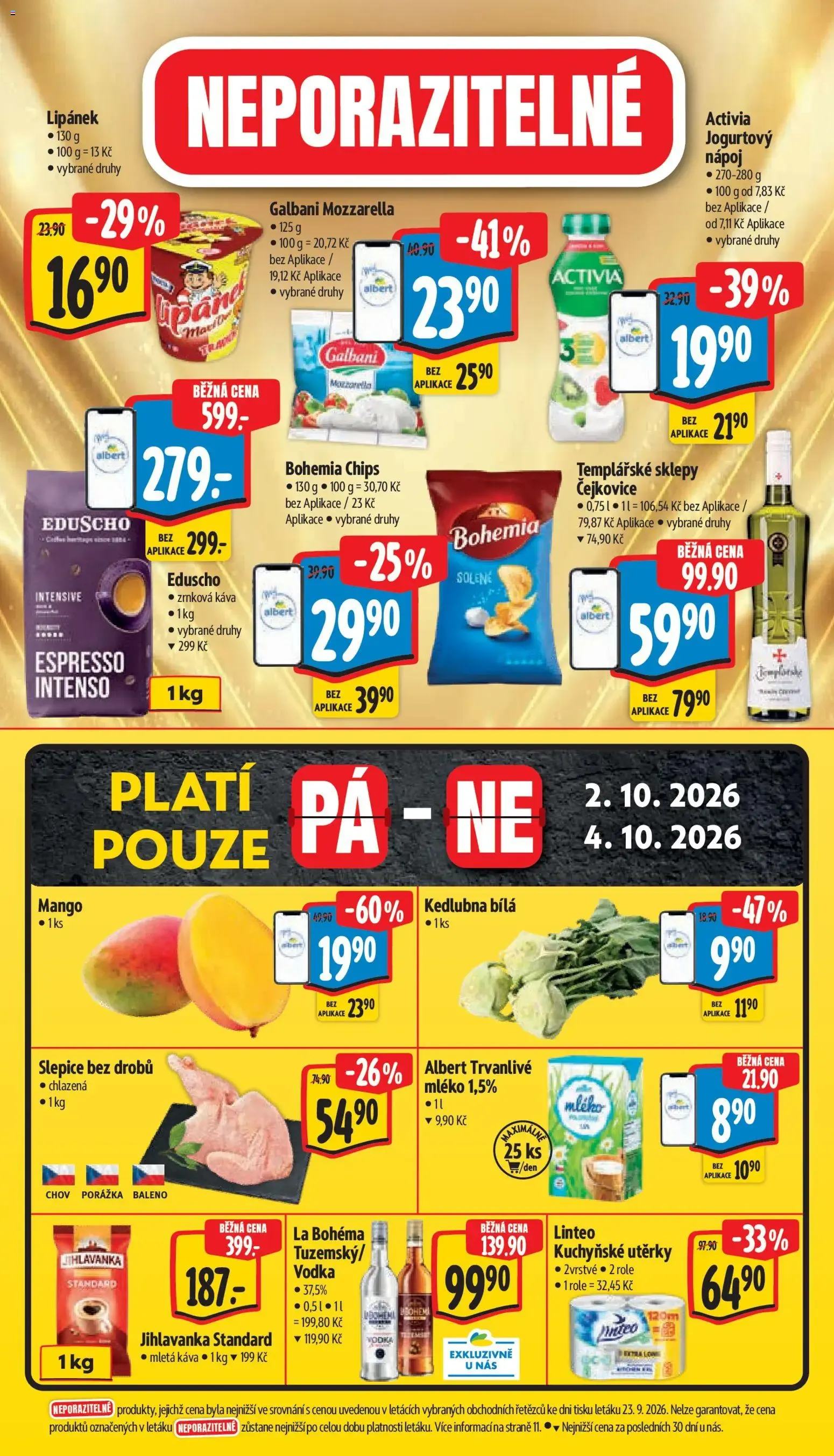 Albert leták - Hypermarket od 30.09.2026 - Akční leták - 30. září 6. října 2026 - Page 54