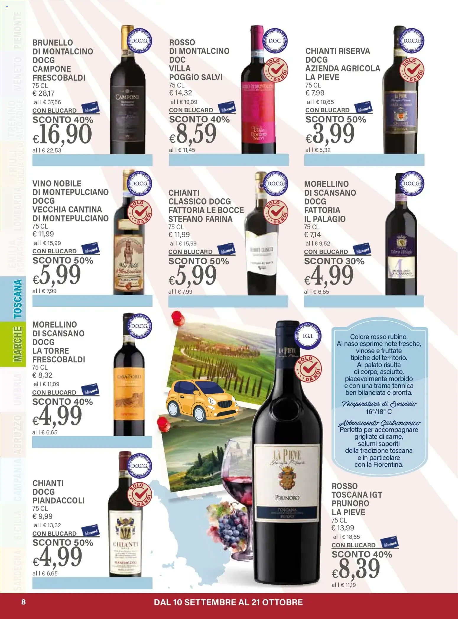 Il Tempo, La Terra, Il Gusto - L'Italia in un Solo Sorso da 10 settembre a 21 ottobre di 2026 - Pagina del volantino 8