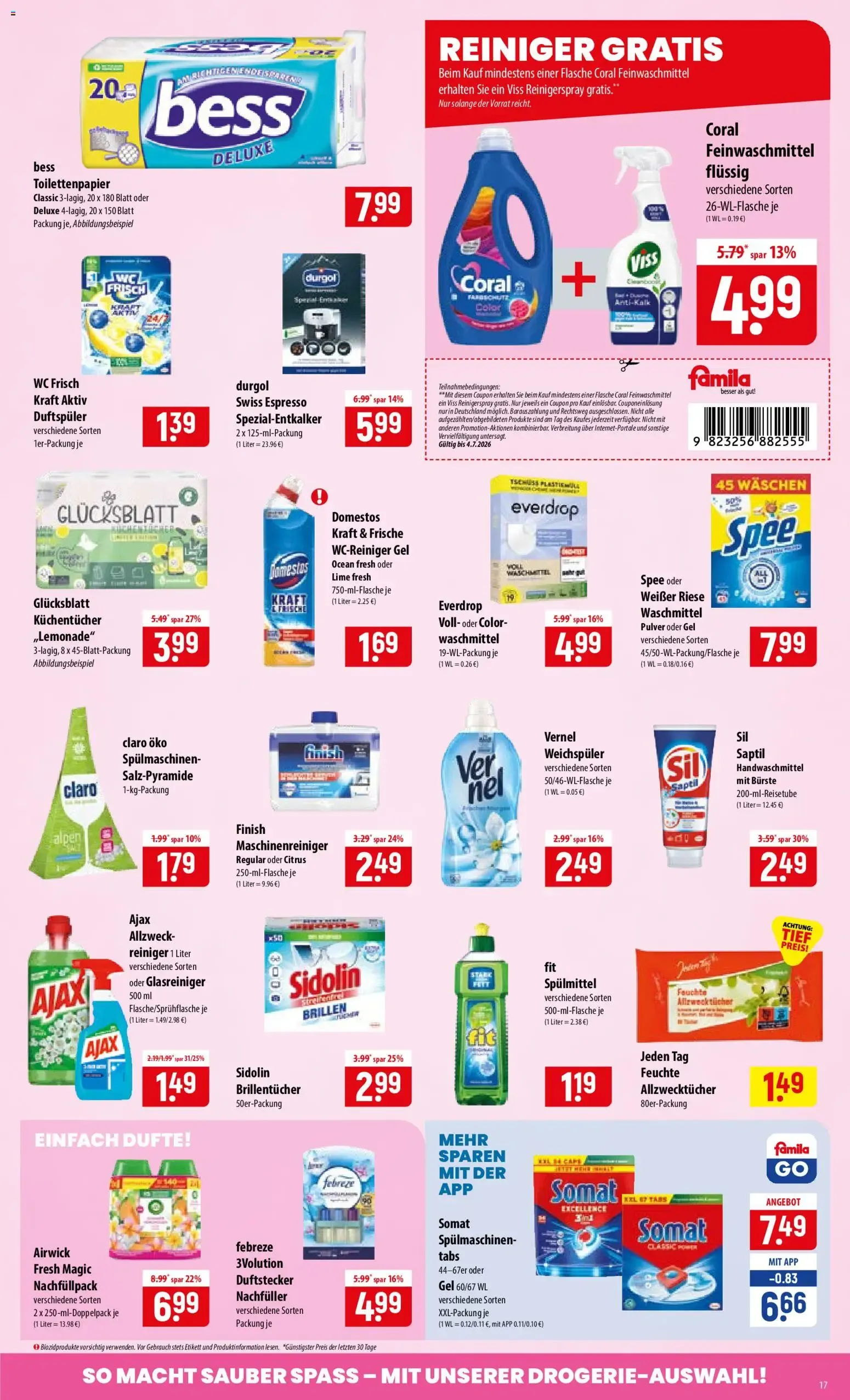 Famila: Besser als gut! Ihr grillt - wir haben die Zutaten! von 29. Juni bis 4. Juli 2026 - Prospekt seite 17