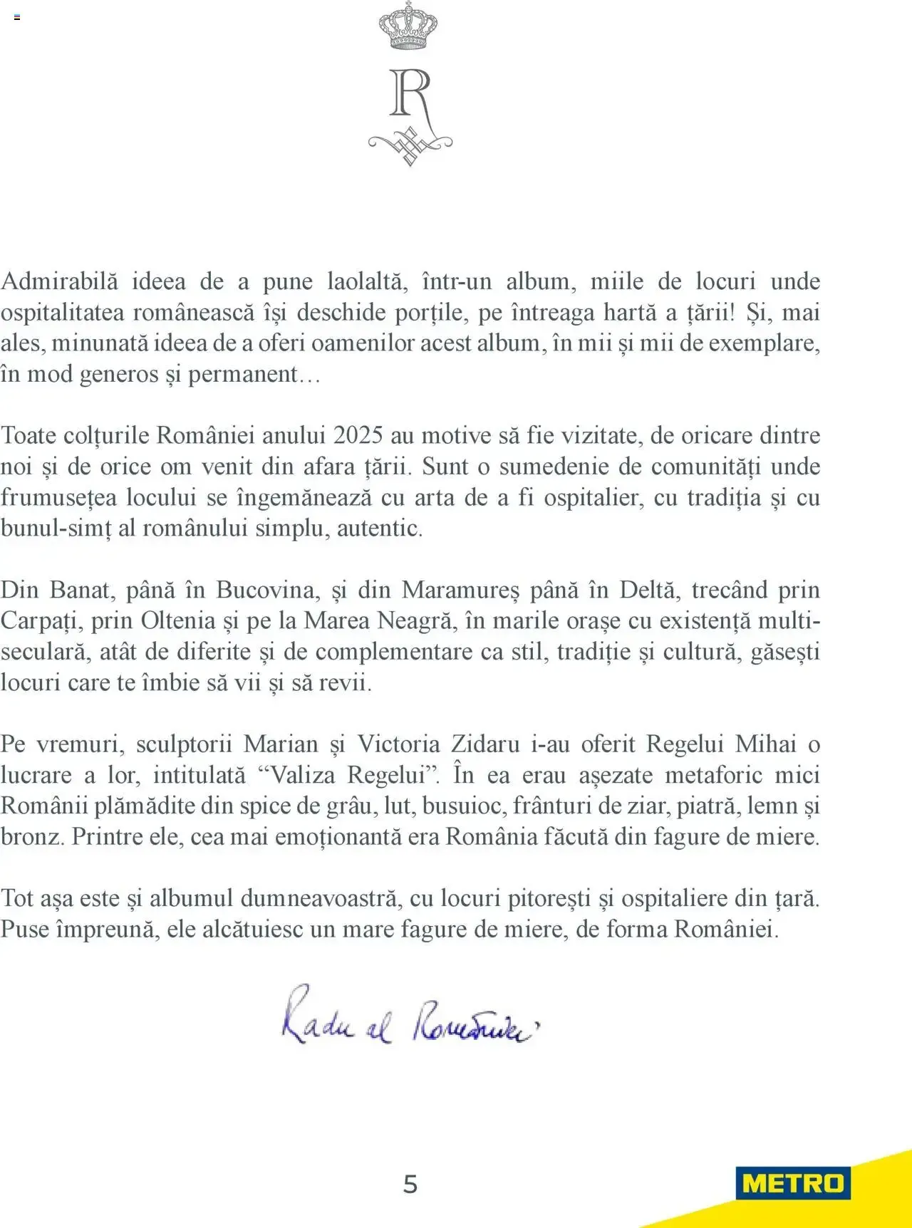 Catalog Metro catalog - Ghid de călătorie România - Oferta 01.08.2025 - 31.12.2026 de la 1 august până la 31 decembrie 2026 - Revista Pagina 5