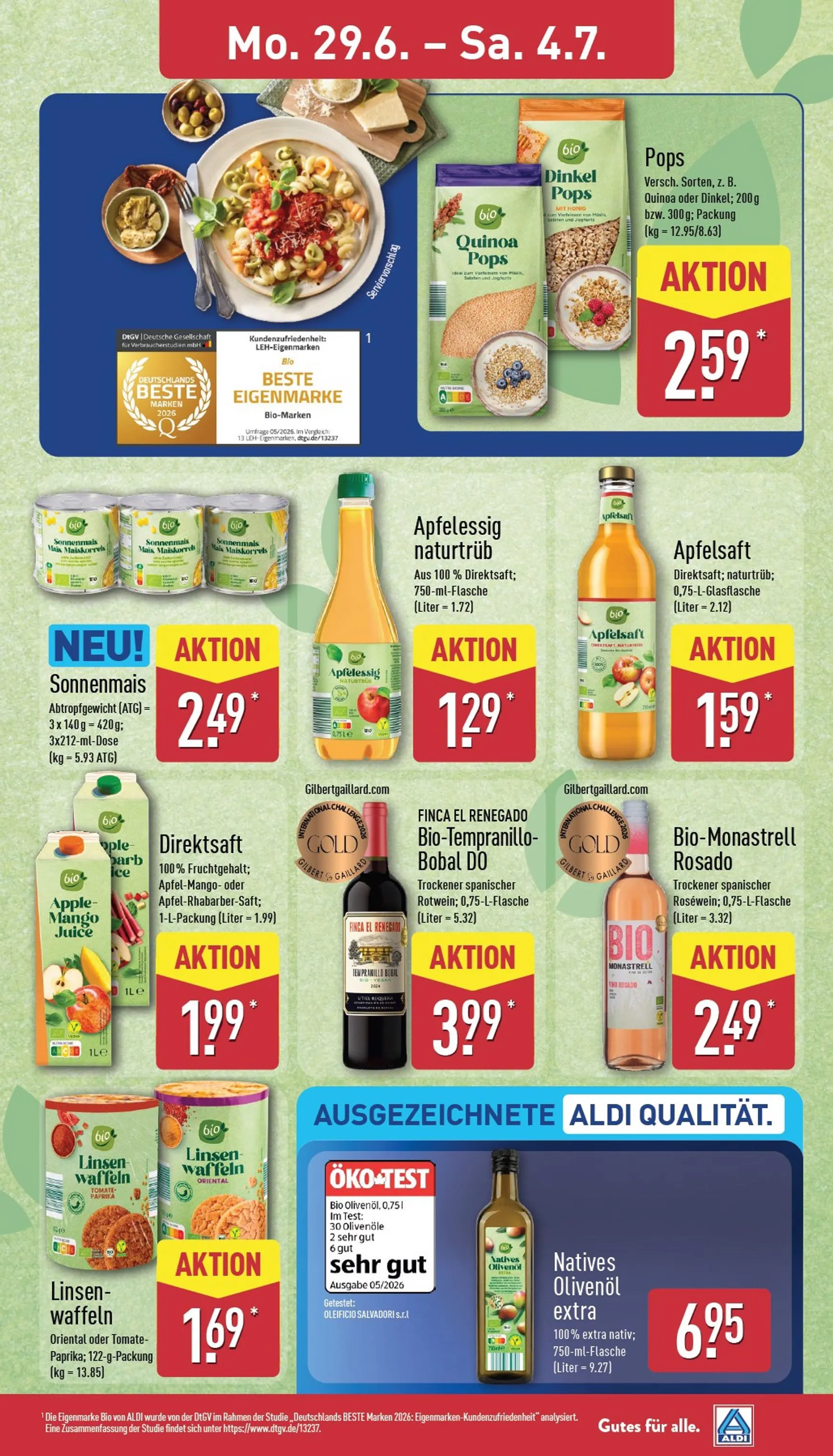 ALDI NORD Prospekt – von Montag 29.06.2026 bis Samstag 04.07.2026 von 29. Juni bis 4. Juli 2026 - Prospekt seite 13