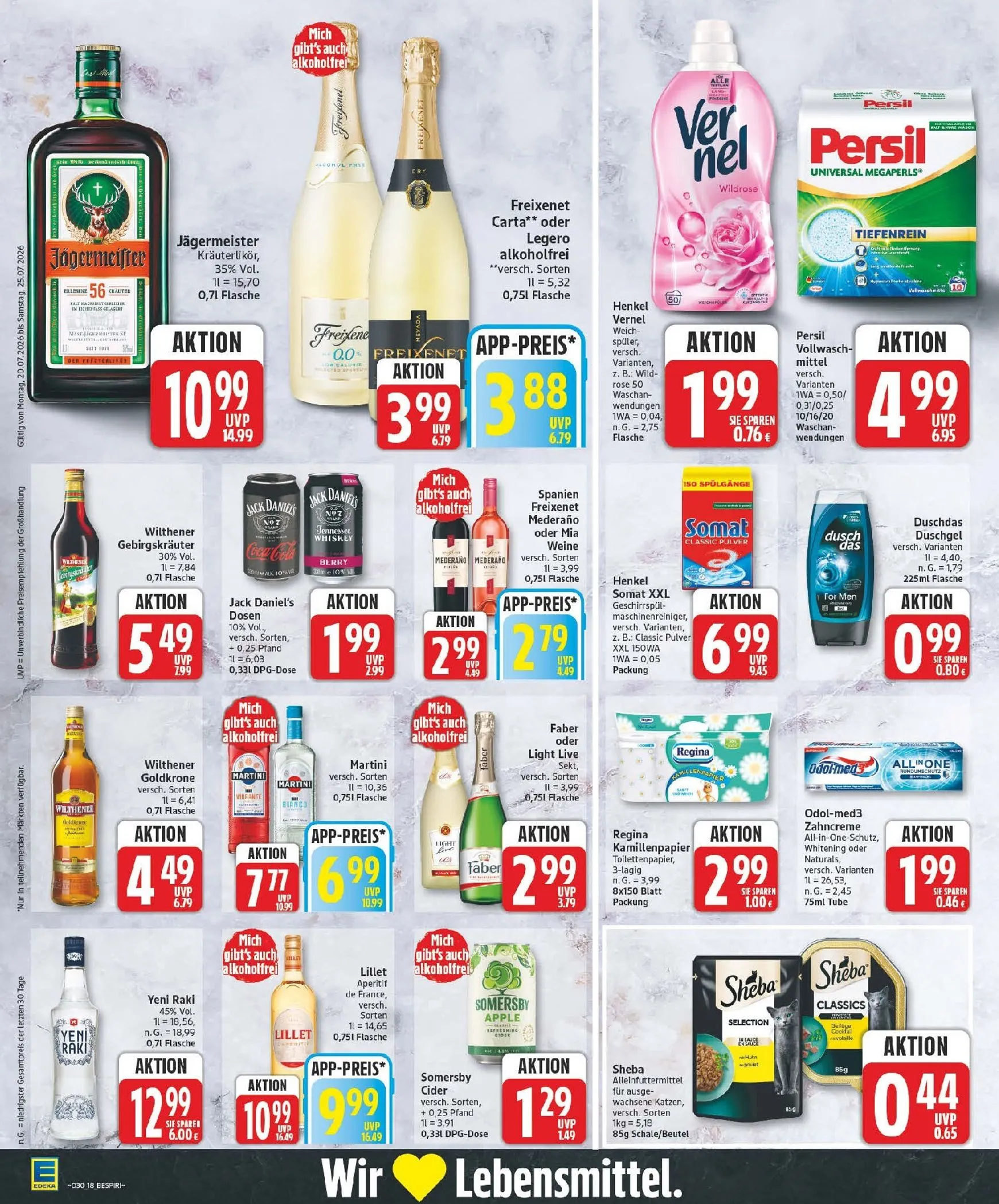 Edeka Prospekt nächste Woche – von Montag 20.07.2026 bis Samstag 25.07.2026 von 20. Juli bis 25. Juli 2026 - Prospekt seite 18