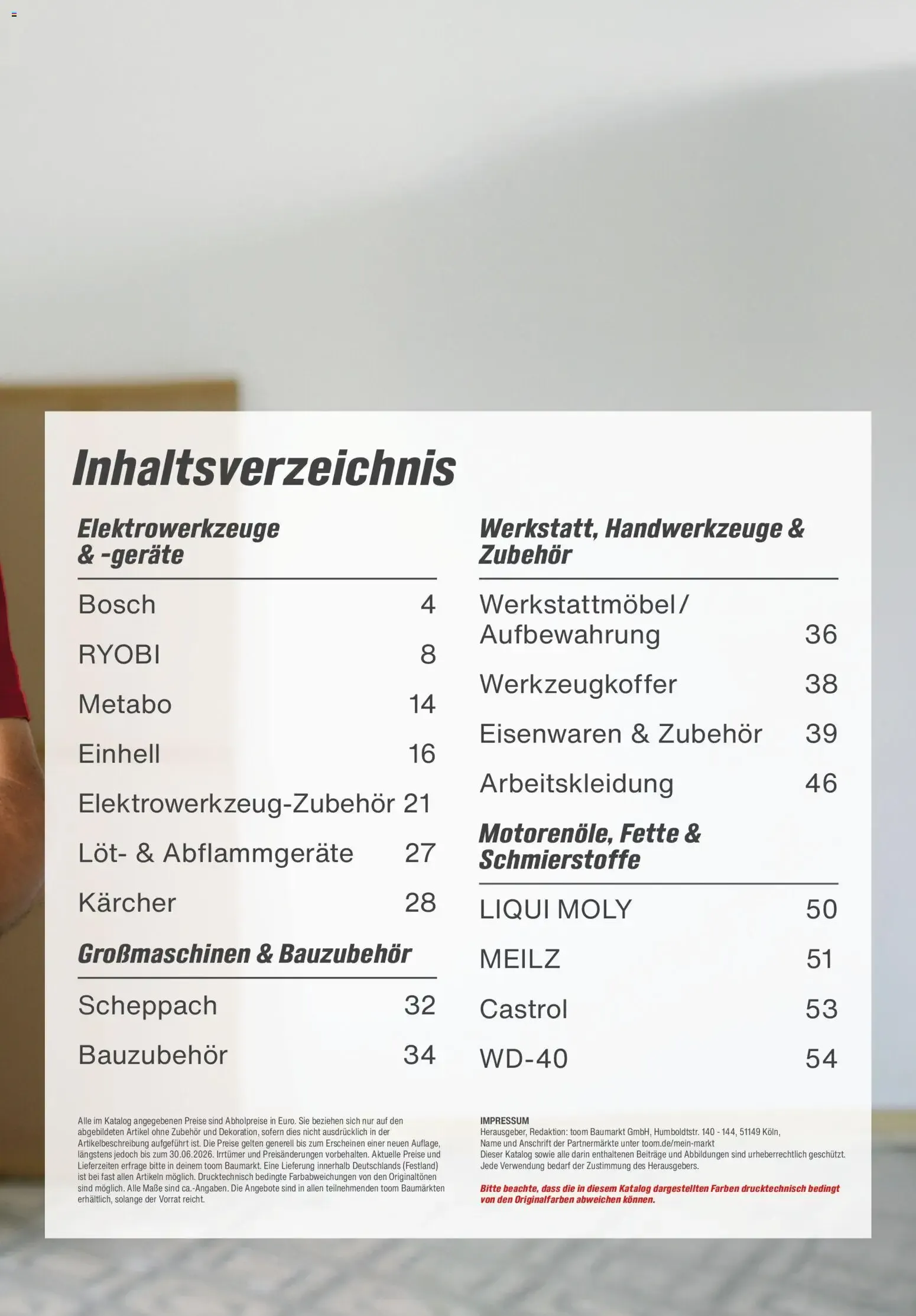 Toom Maschinen & Werkstatt 2026 von 1. Januar bis 31. Dezember 2026 - Prospekt seite 3