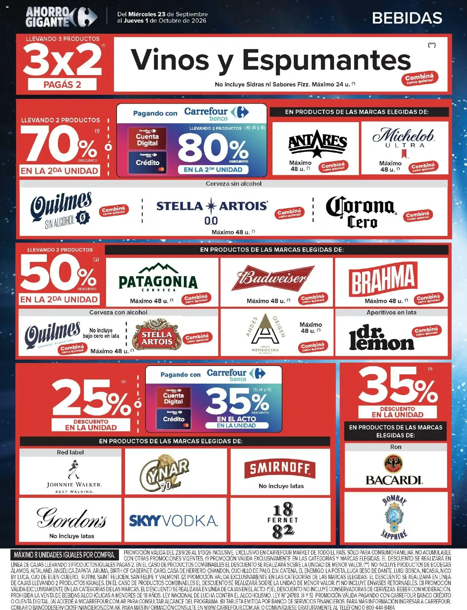 Ofertas de Carrefour Ofertas || del 23/09/2026 - 01/10/2026 || Promociones 23 de septiembre al 1 de octubre 2026 - Página 46 del catálogo