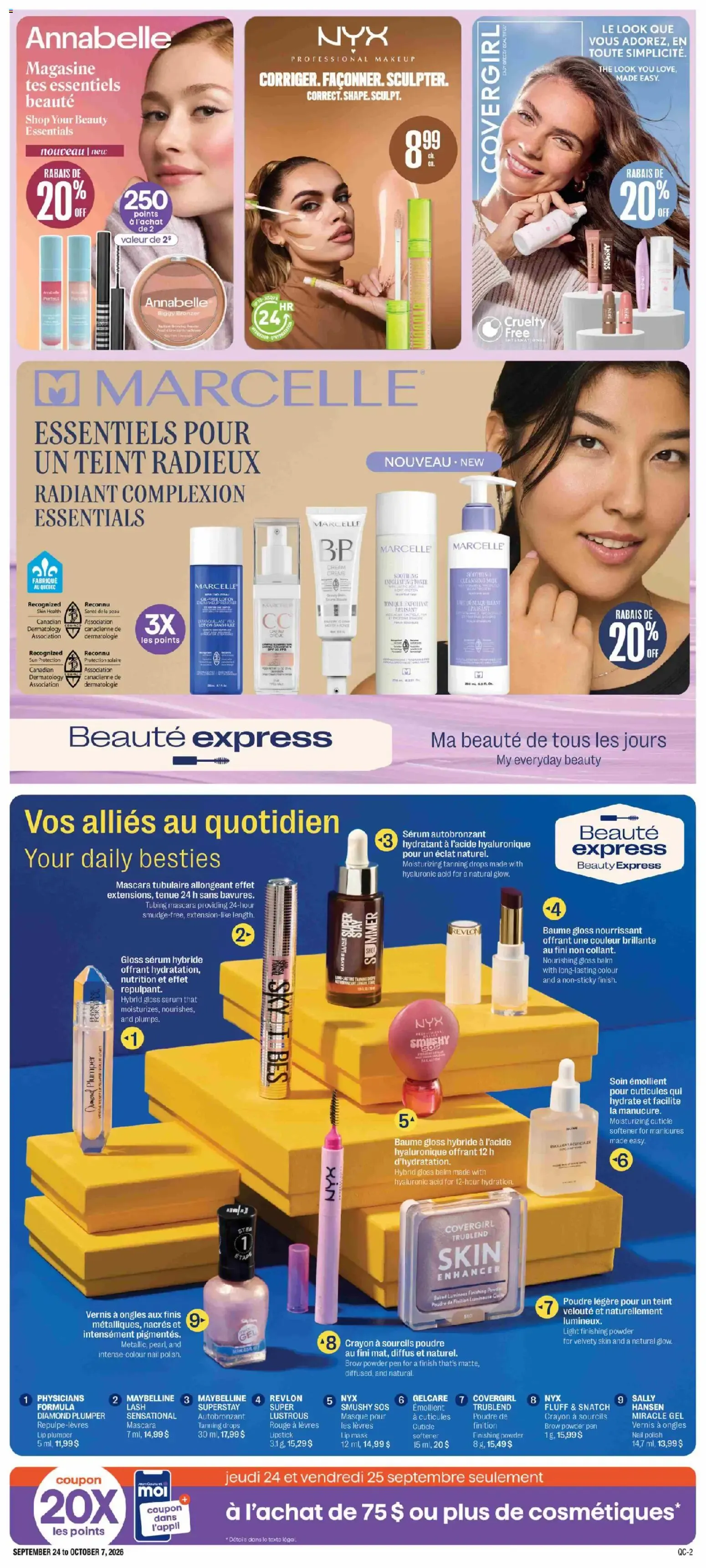 Jean Coutu - Encart rentrée beauté from Sep 24, 2026 > weekly specials & deals from September 24 to October 7 2026 - flyer page 2