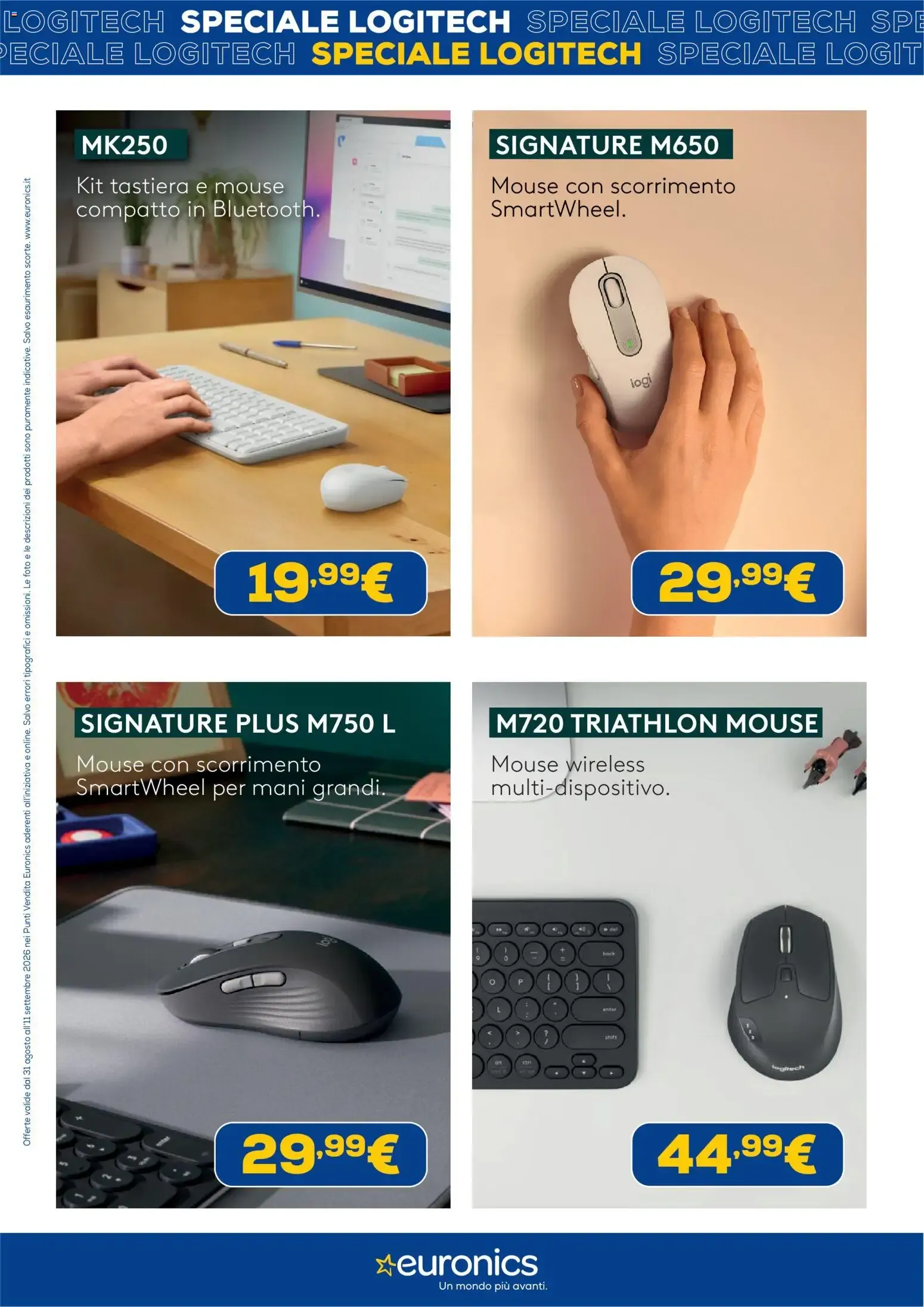 Euronics Tech: Speciale Logitech da 31 agosto a 11 settembre di 2026 - Pagina del volantino 4