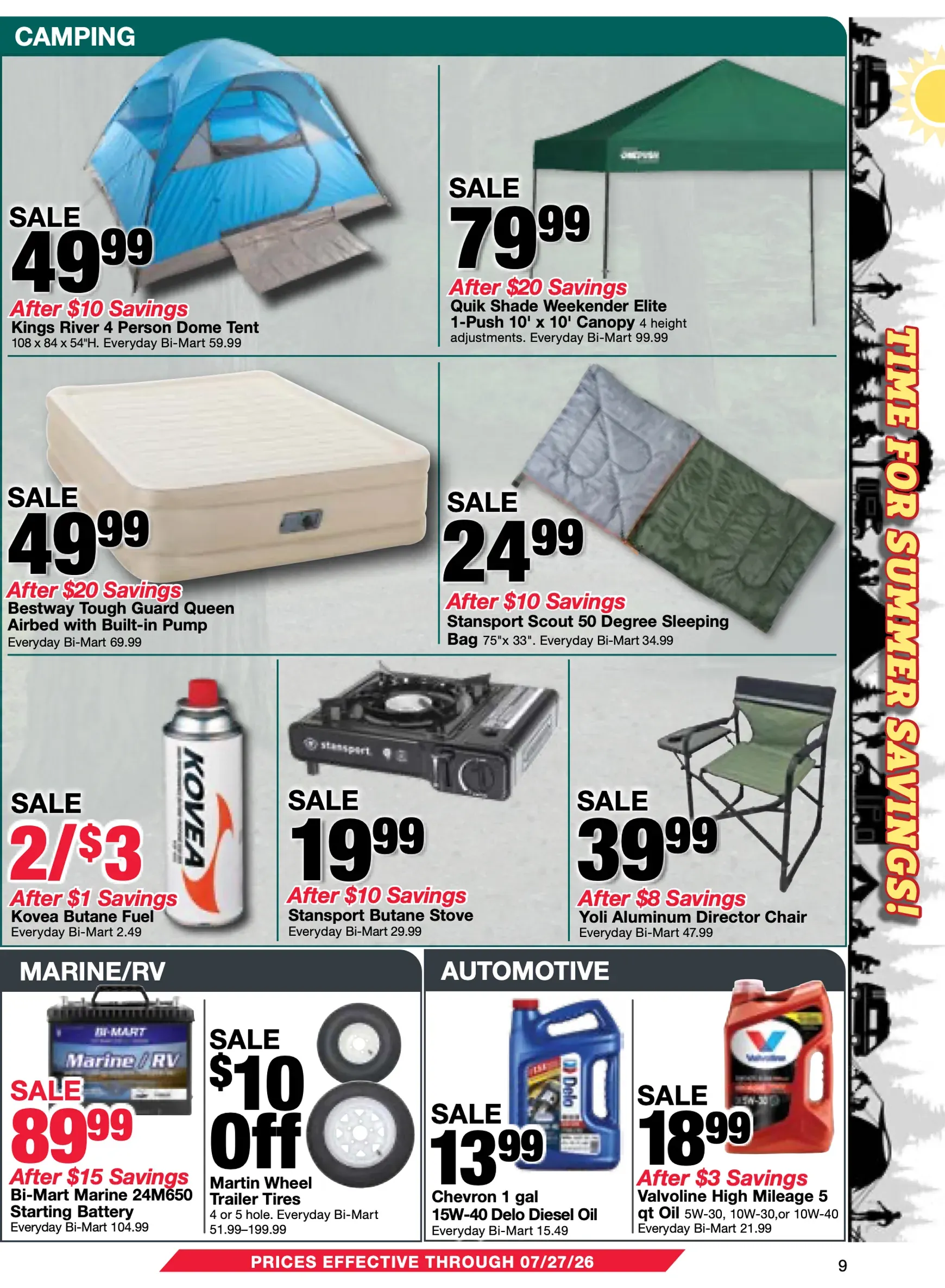 Weekly promotion Membership Savings Book! spanning from July 7 to July 27 2026 - Page 9 for Catalogue 365