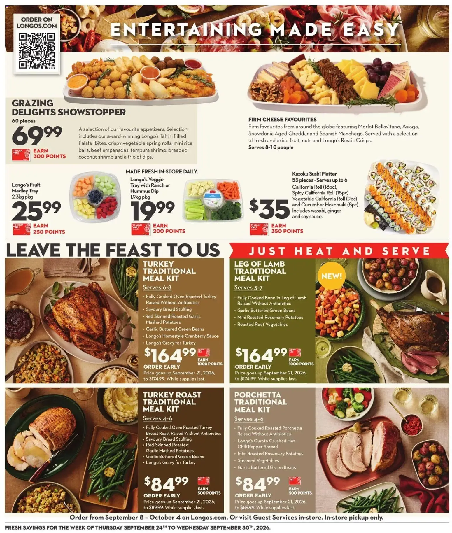 Longo's weekly flyer / circulaire from Sep 24, 2026 > weekly specials & deals from September 24 to September 30 2026 - flyer page 14